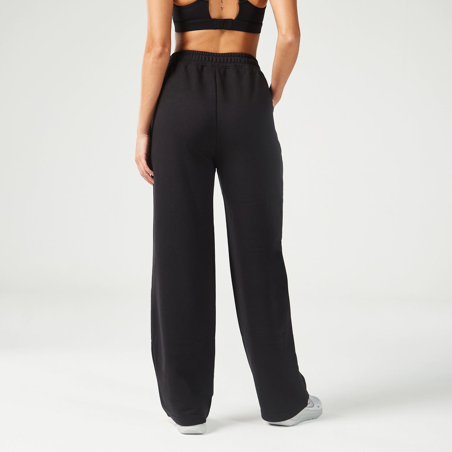 Essential Straight Leg Joggers - Black