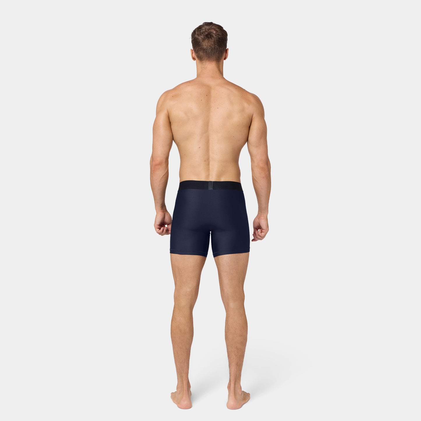 5" Performance Boxer Trunks 3 Pack - Navy, Light Grey Marl & Black