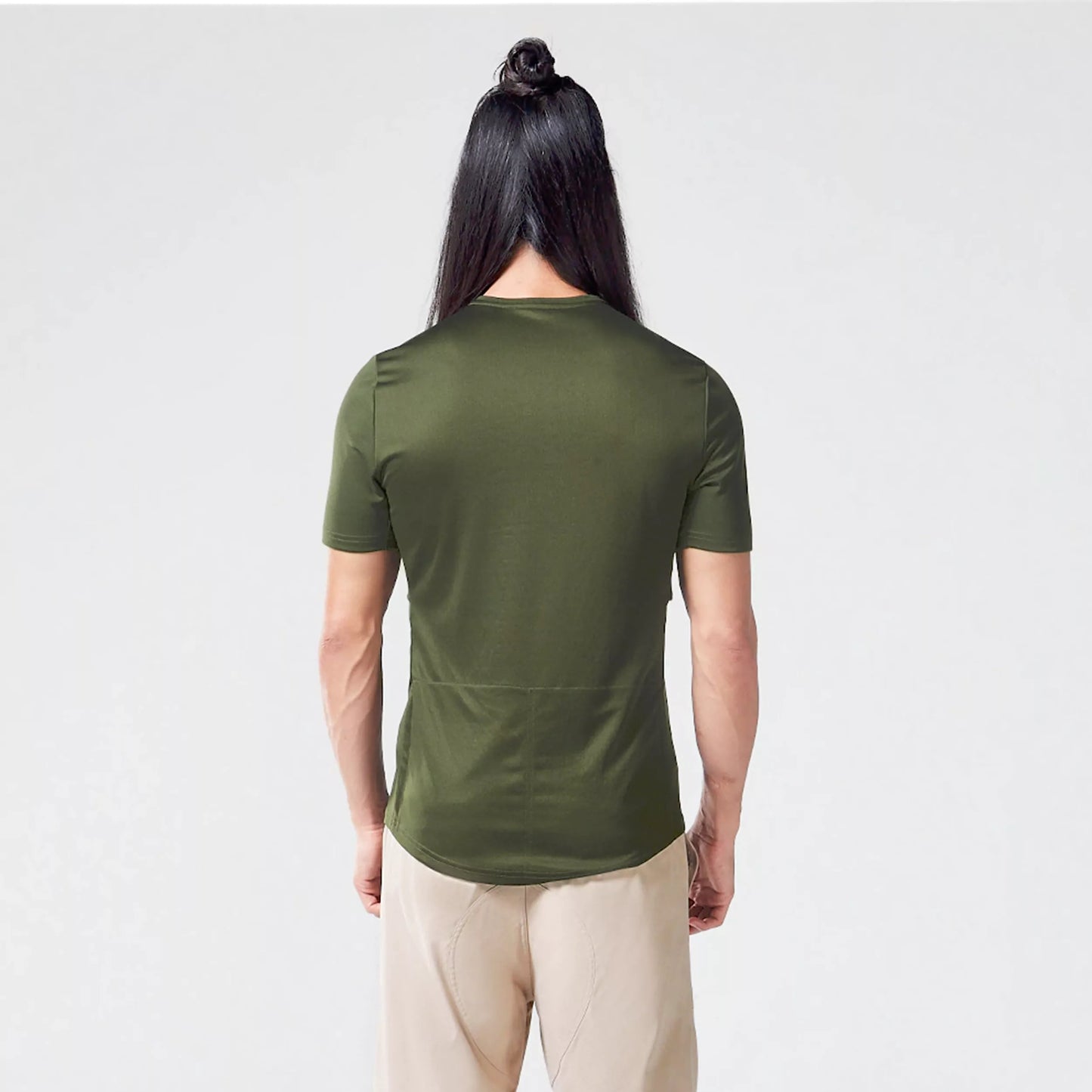 Code Zipped Urban T-shirt - Kombu Green