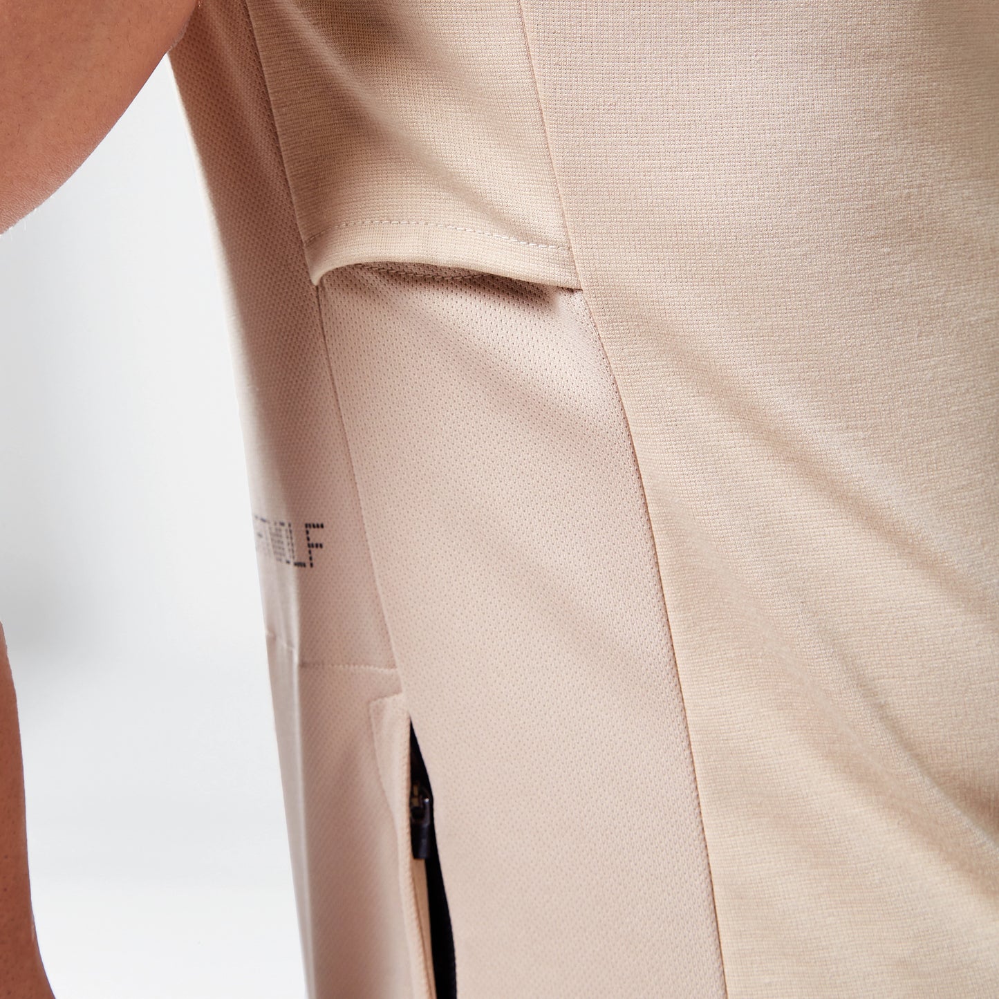 Code Zipped Urban T-shirt - Cobblestone