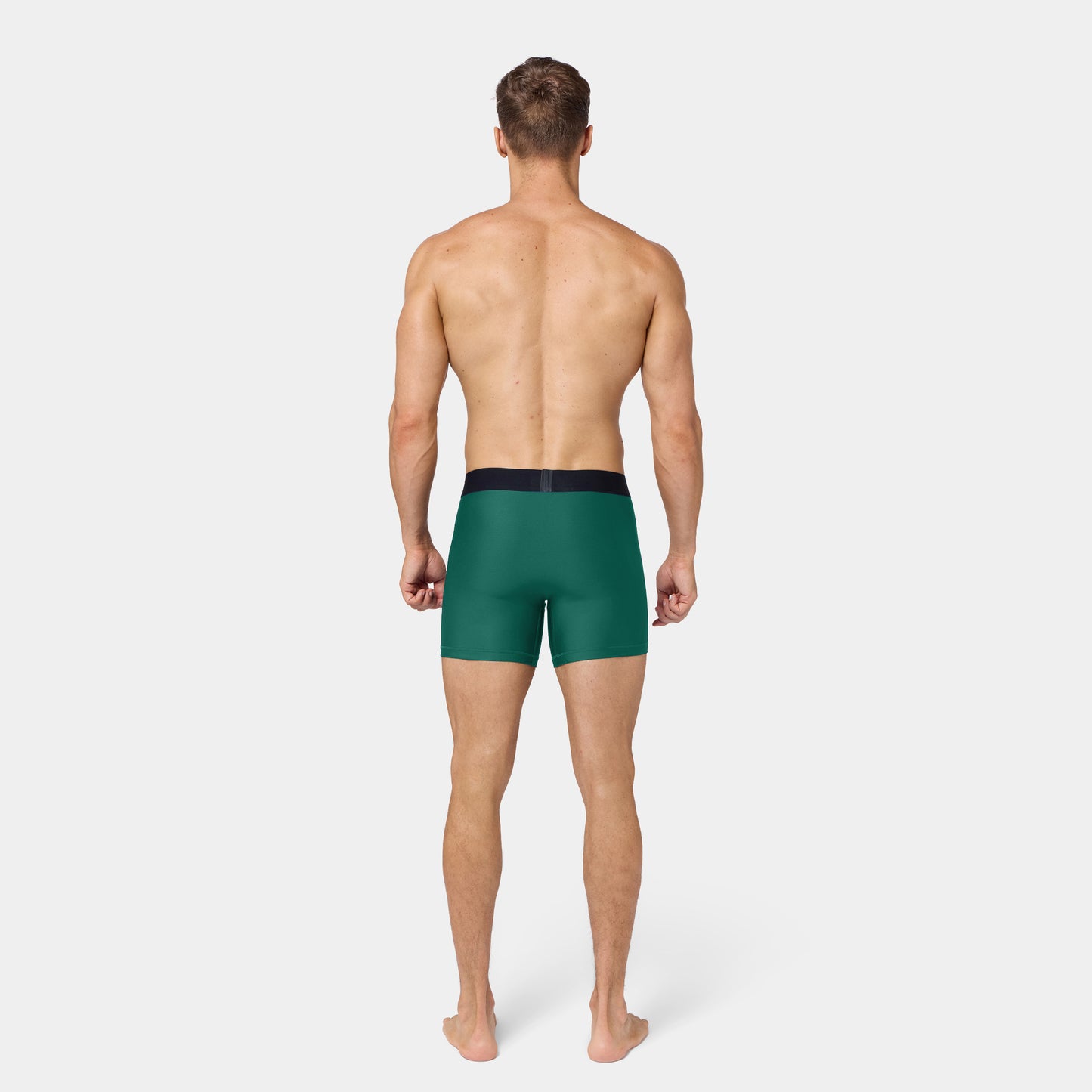 5" Performance Boxer Trunks 3 Pack - Pacific, Light Grey Marl & Black