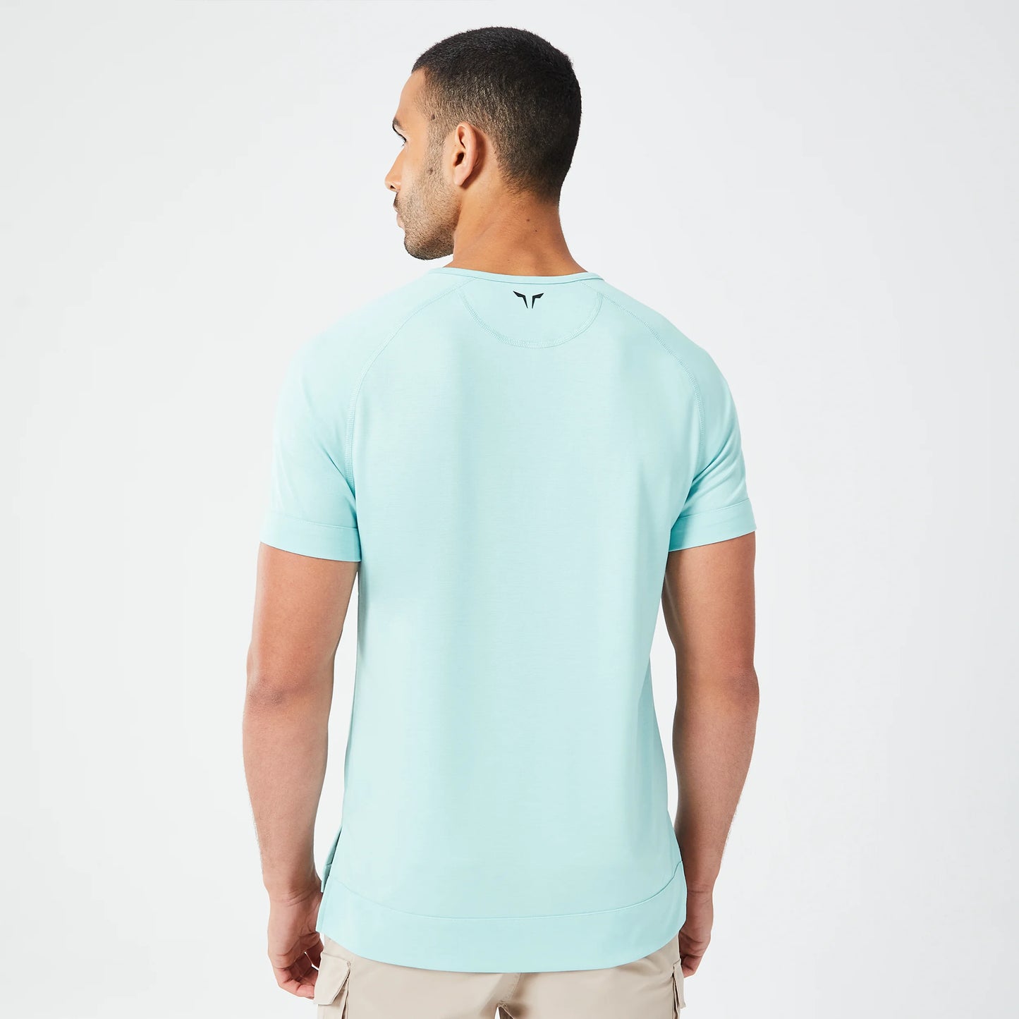 Code Henley T-shirt - Canal Blue