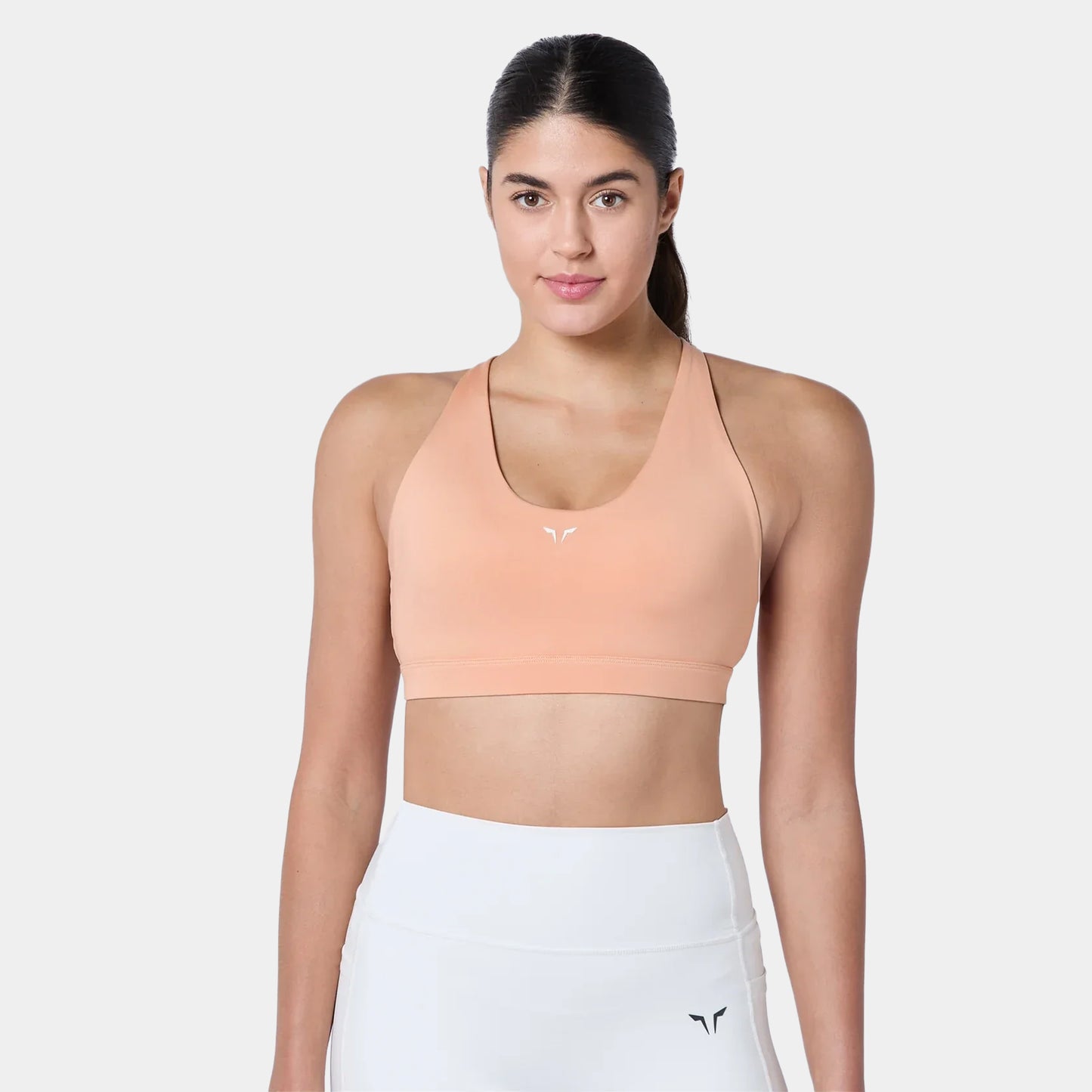 Essential Cross Back Adjustable Bra - Maple Sugar