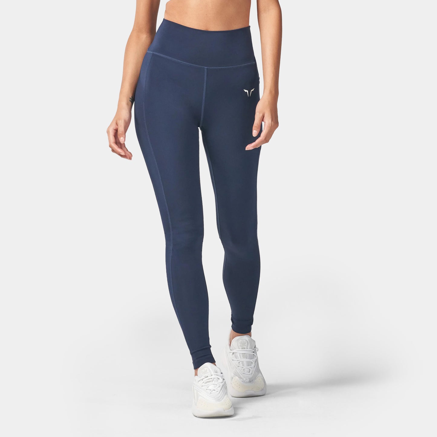 Essential High Waisted Leggings 27"  - Navy
