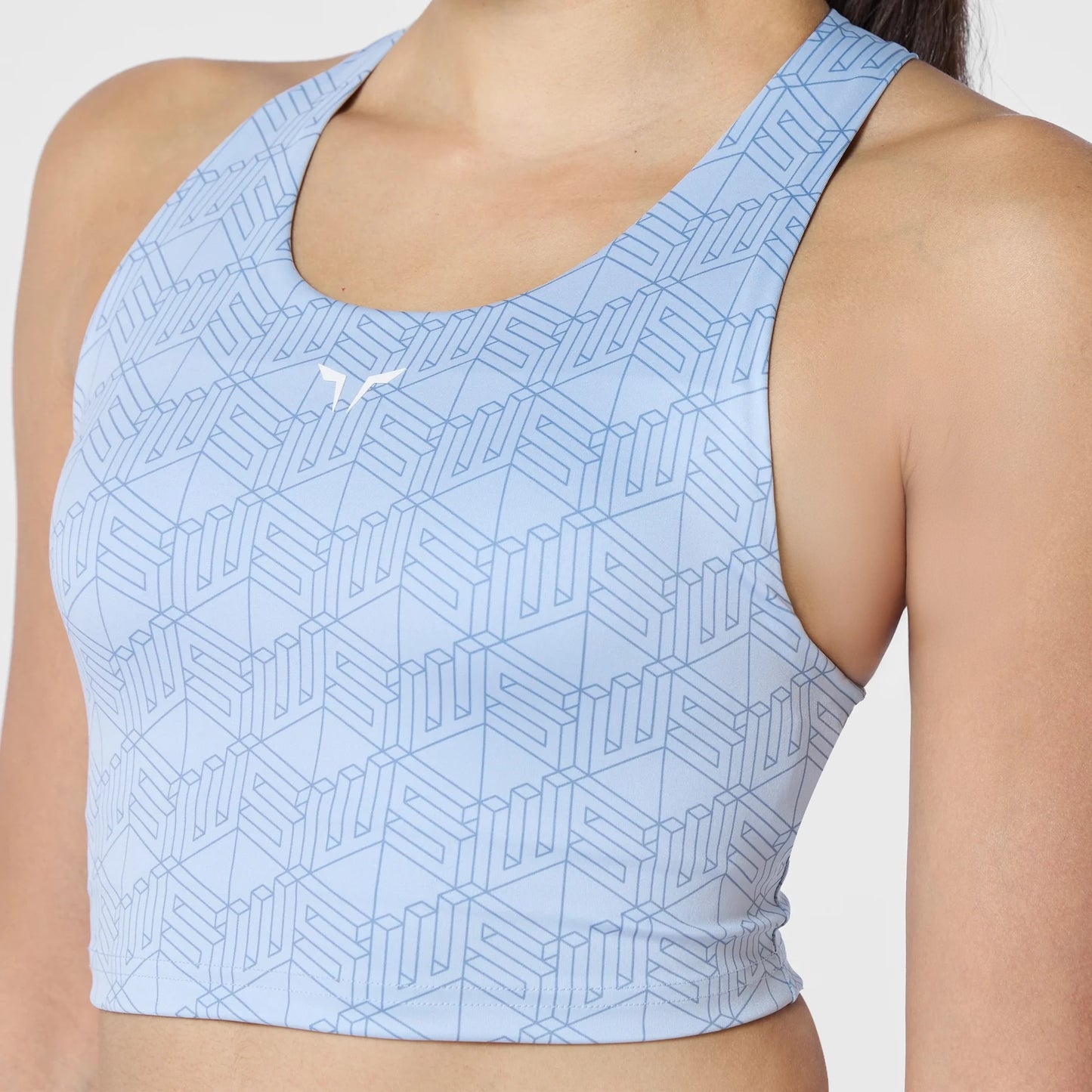 Racer Back Brami - Skyway Print