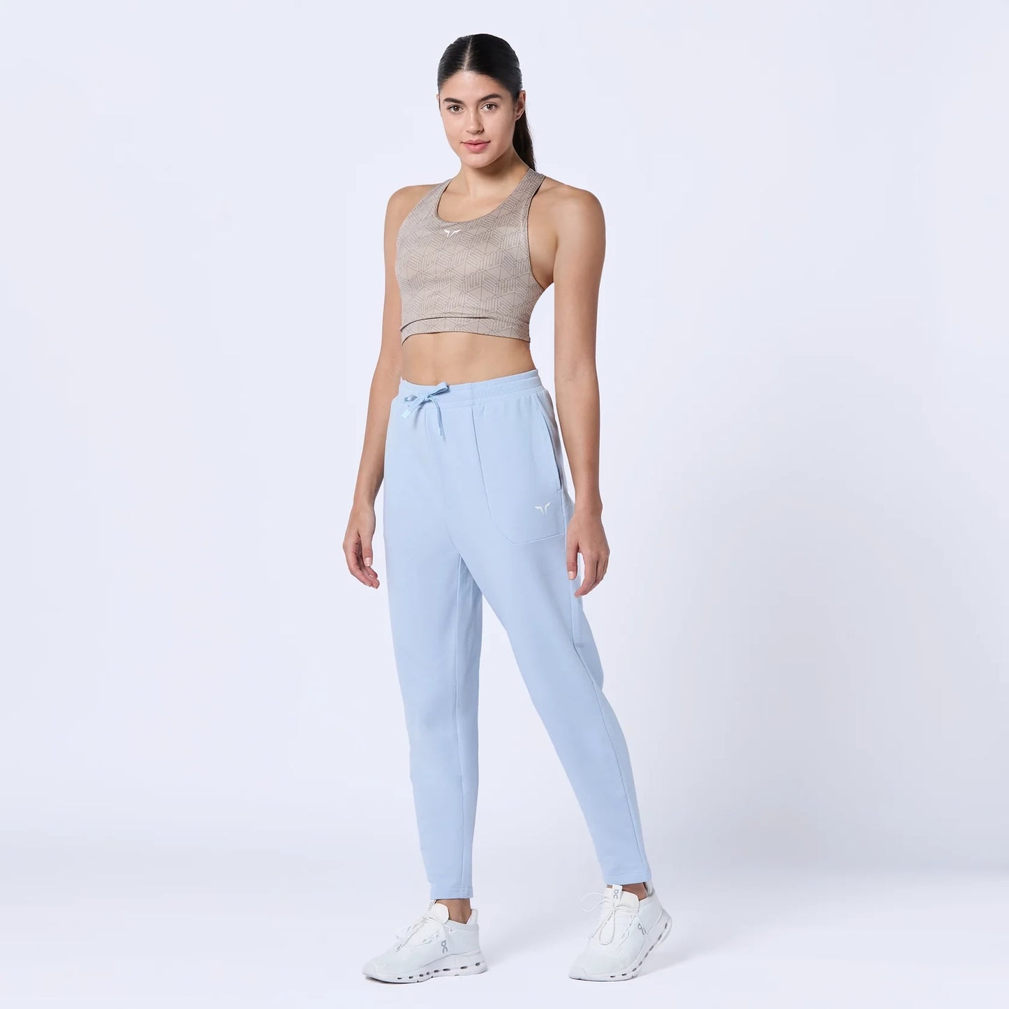 Racer Back Brami - Cobblestone Print