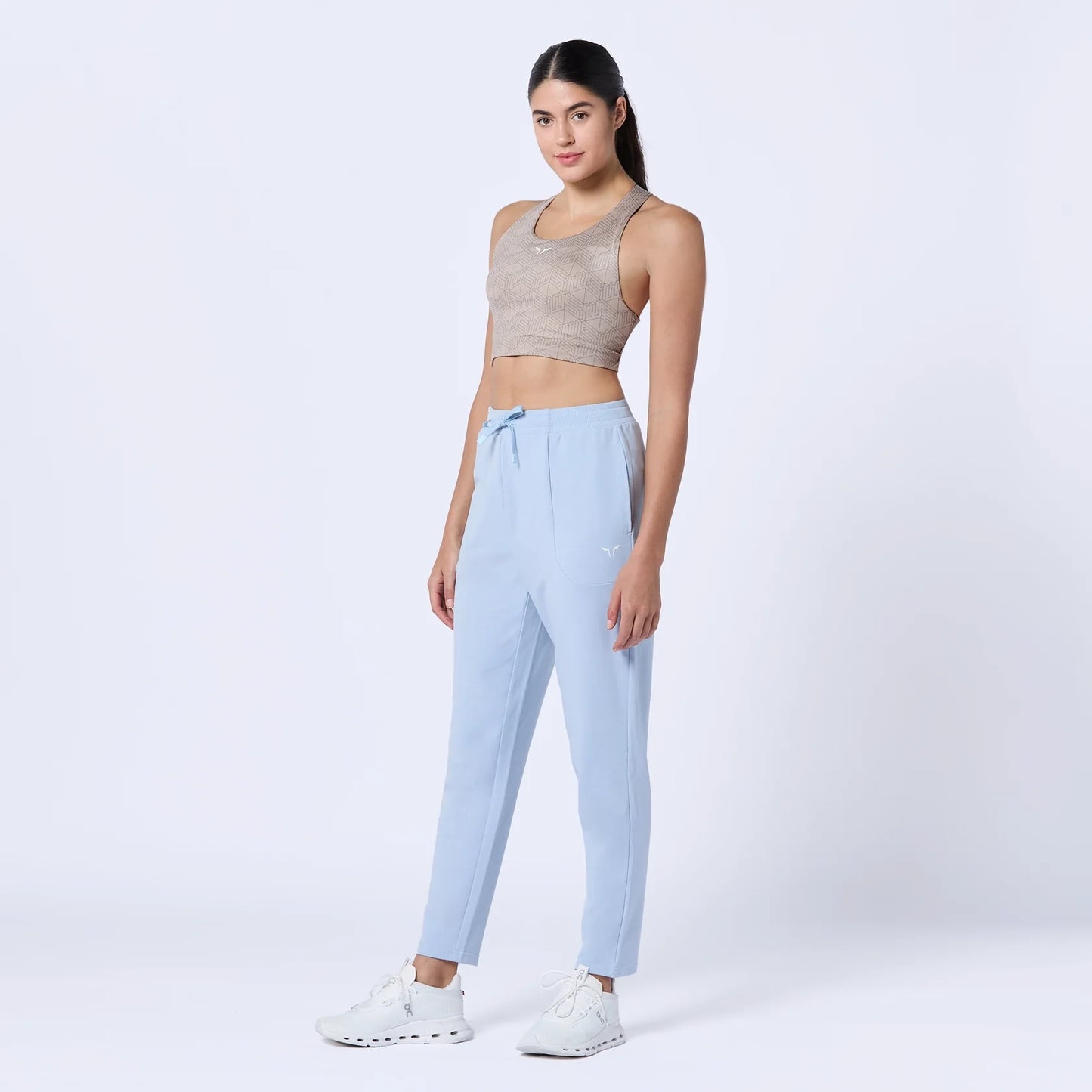 Racer Back Brami - Cobblestone Print