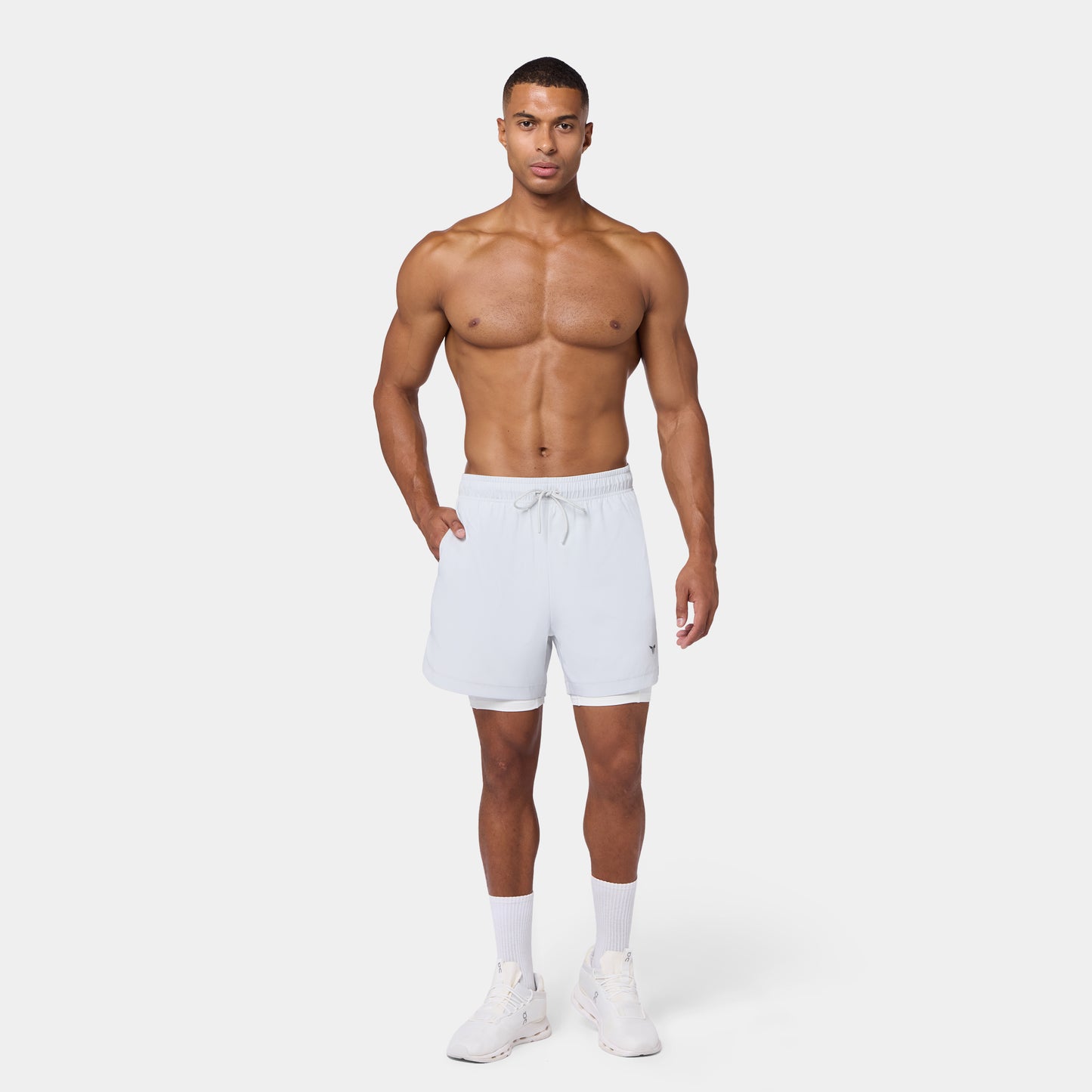 Limitless 2-In-1 5" Shorts - Oyster Mushroom