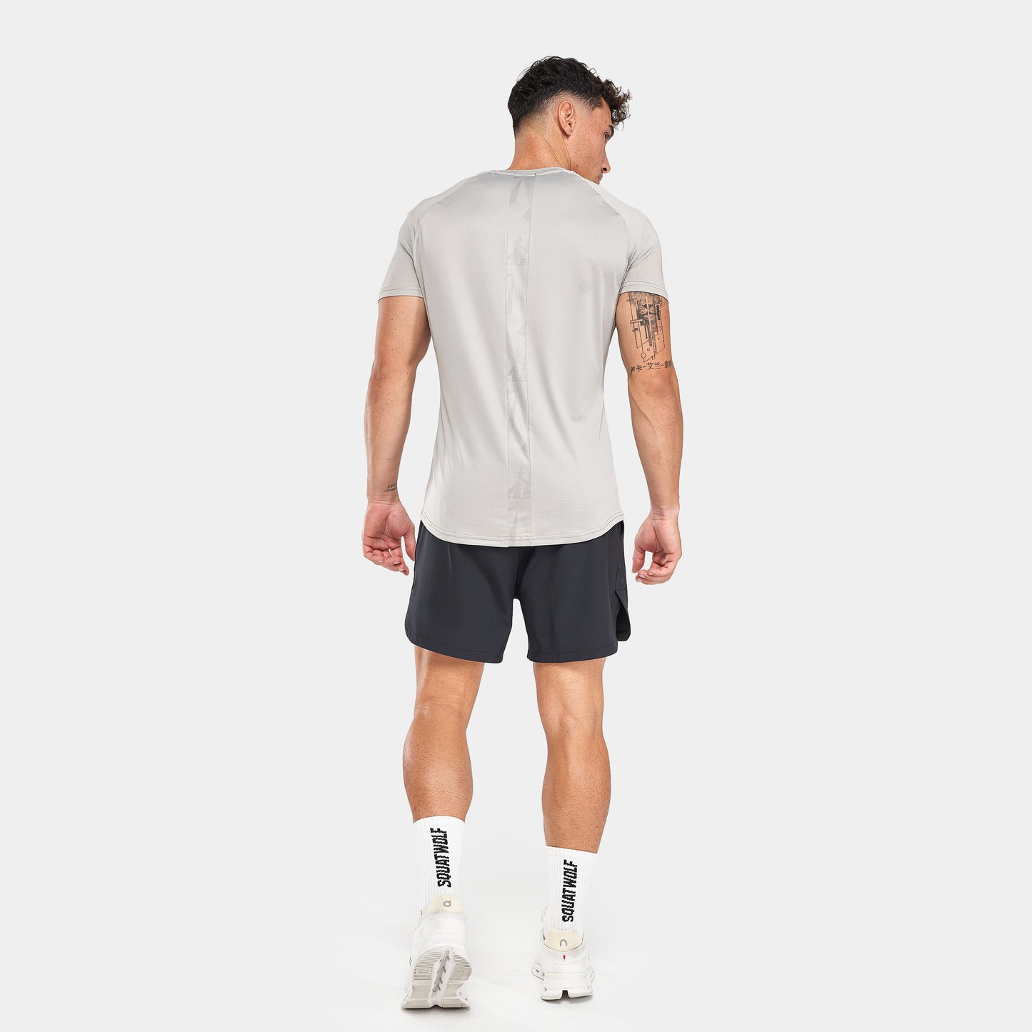 Alpha Set - Pearl White & Geometric Navy