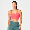 Core Elevate Bra - Pale Mauve Print