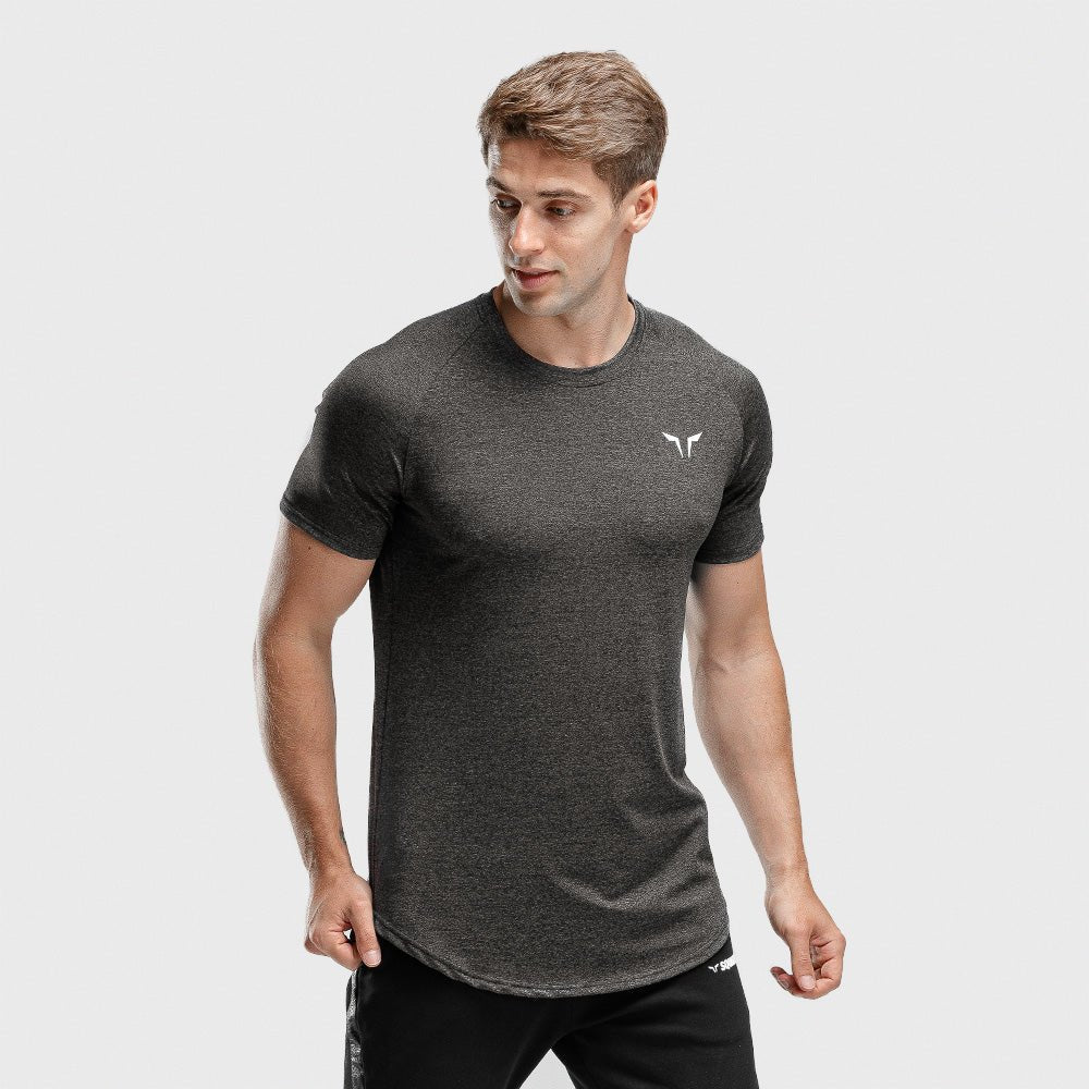 squatwolf-workout-shirts-for-men-melange-tee-brown-gym-wear