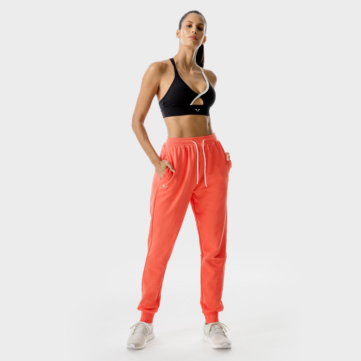 squatwolf-gym-pants-for-women-lab-joggers-hot-coral-workout-clothes