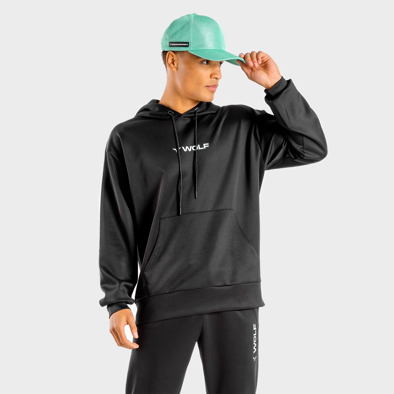 squatwolf-workout-cap-for-men-primal-baseball-cap-turquoise-gym-wear