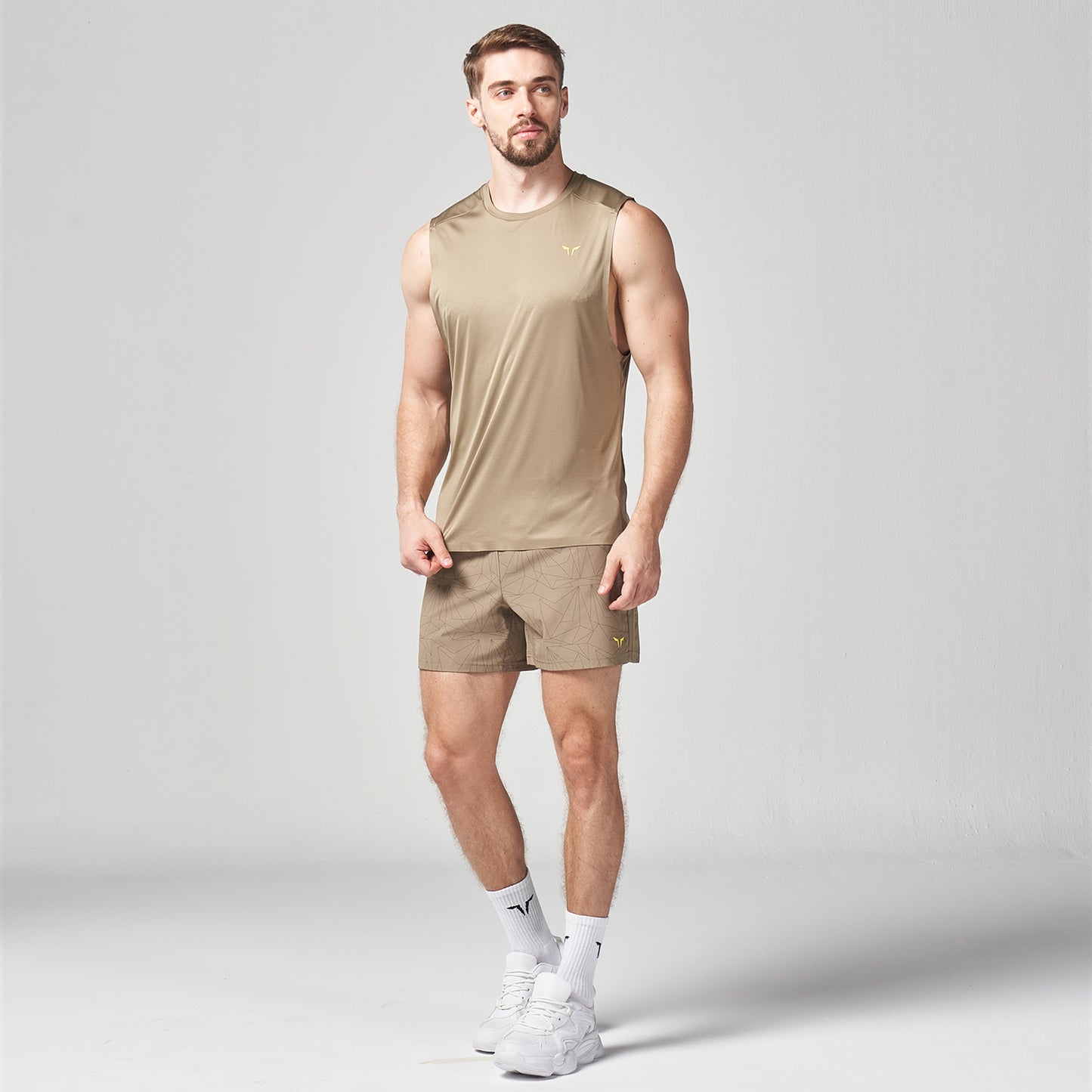 squatwolf-gym-wear-lab360-5-inch-superstretch shorts-green-workout-short-for-men