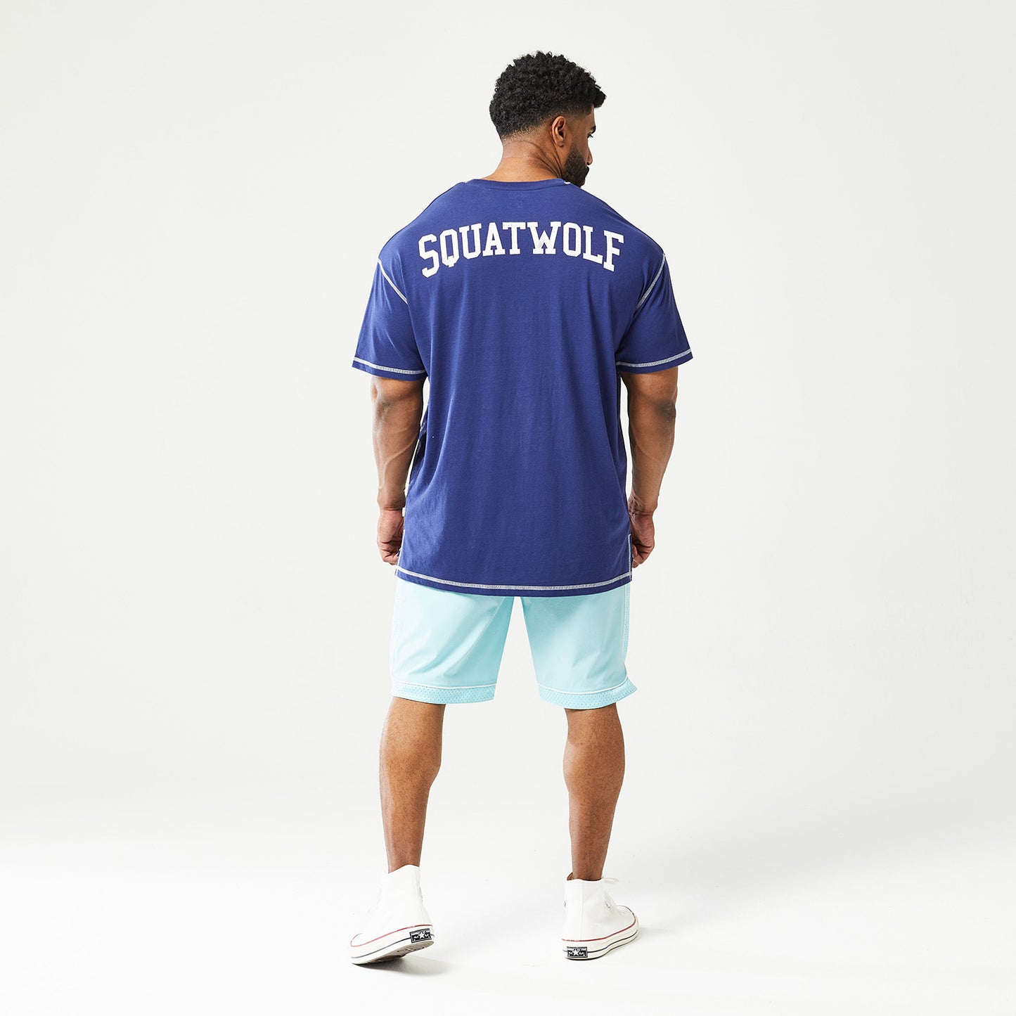squatwolf-gym-wear-golden-era-core-oversized-tee-blue-workout-shirts-for-men