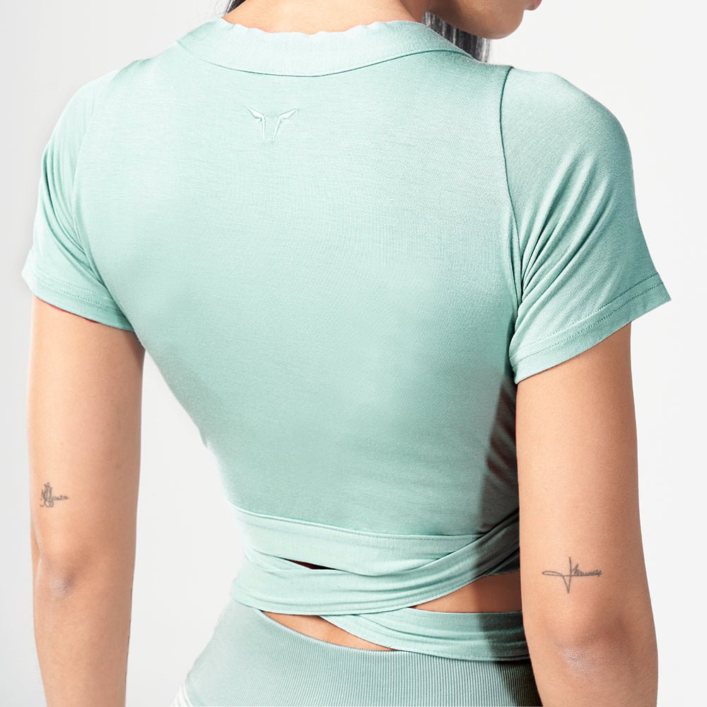 squatwolf-workout-clothes-infinity-ballerina-top-green-surf-gym-t-shirts-for-women