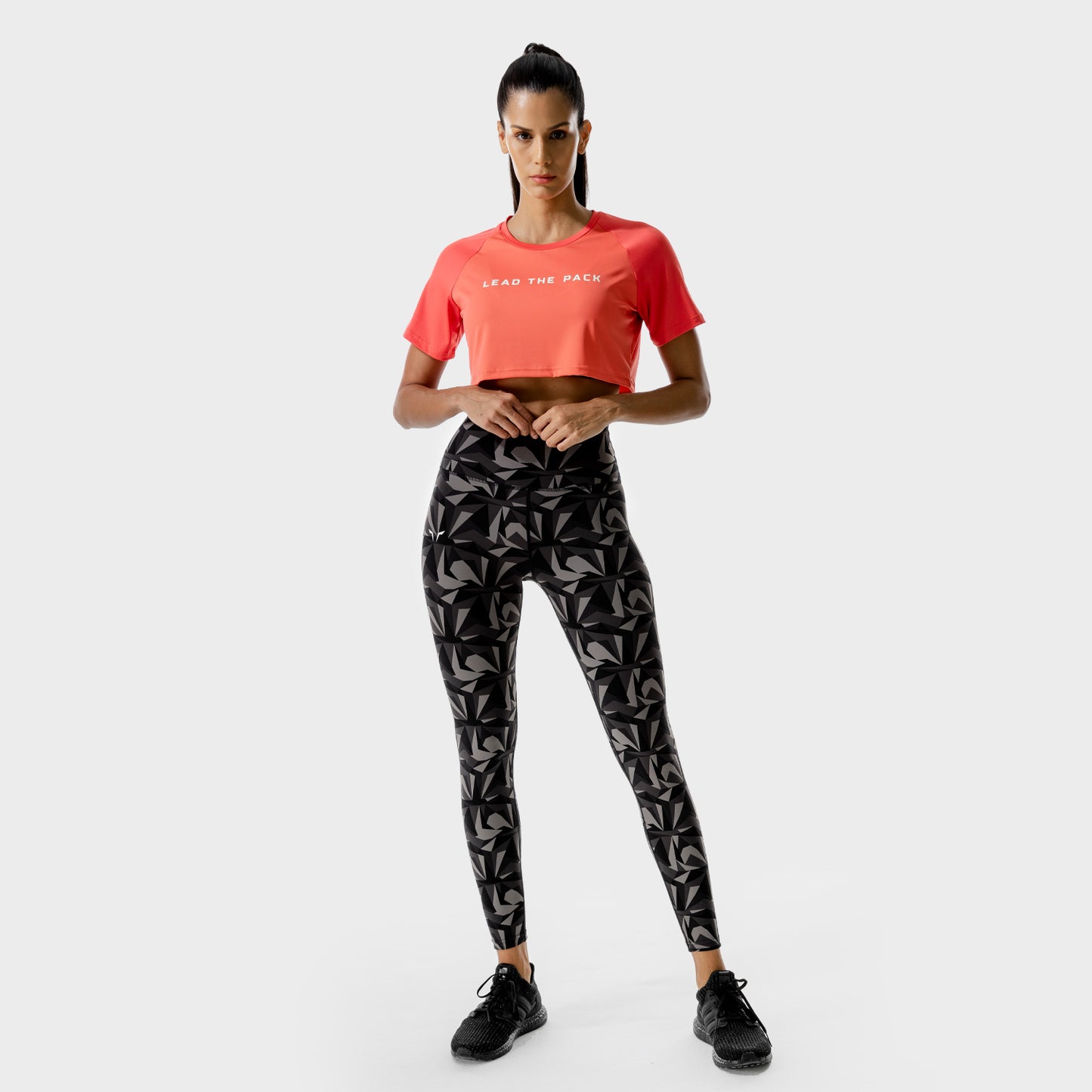 squatwolf-gym-t-shirts-for-women-lab-360-crop-tee-hot-coral-workout-clothes