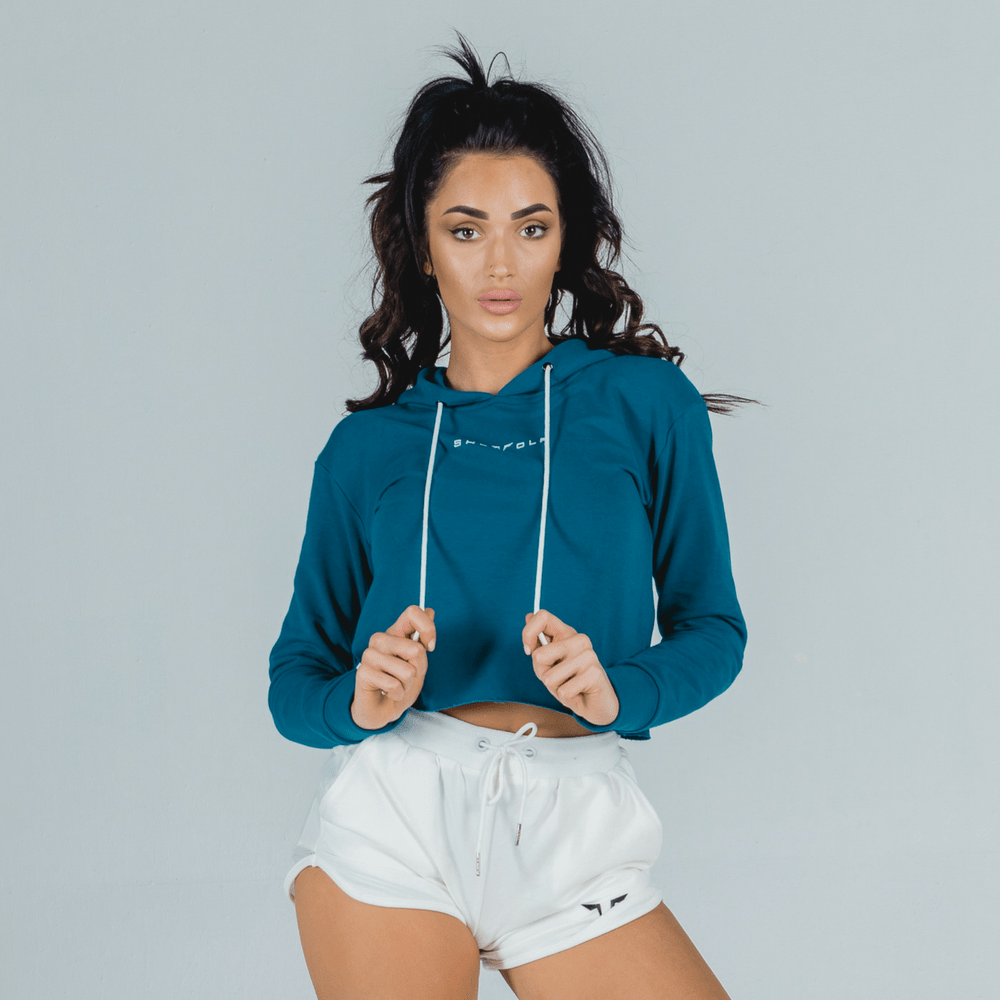 squatwolf-gym-hoodies-women-she-wolf-crop-hoodie-teal-workout-clothes
