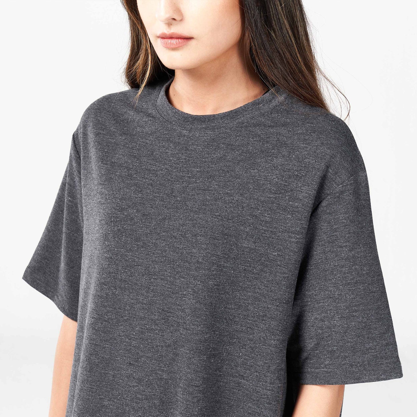 squatwolf-workout-clothes-code-oversized-live-in-tee-black-marl-gym-t-shirts-for-women