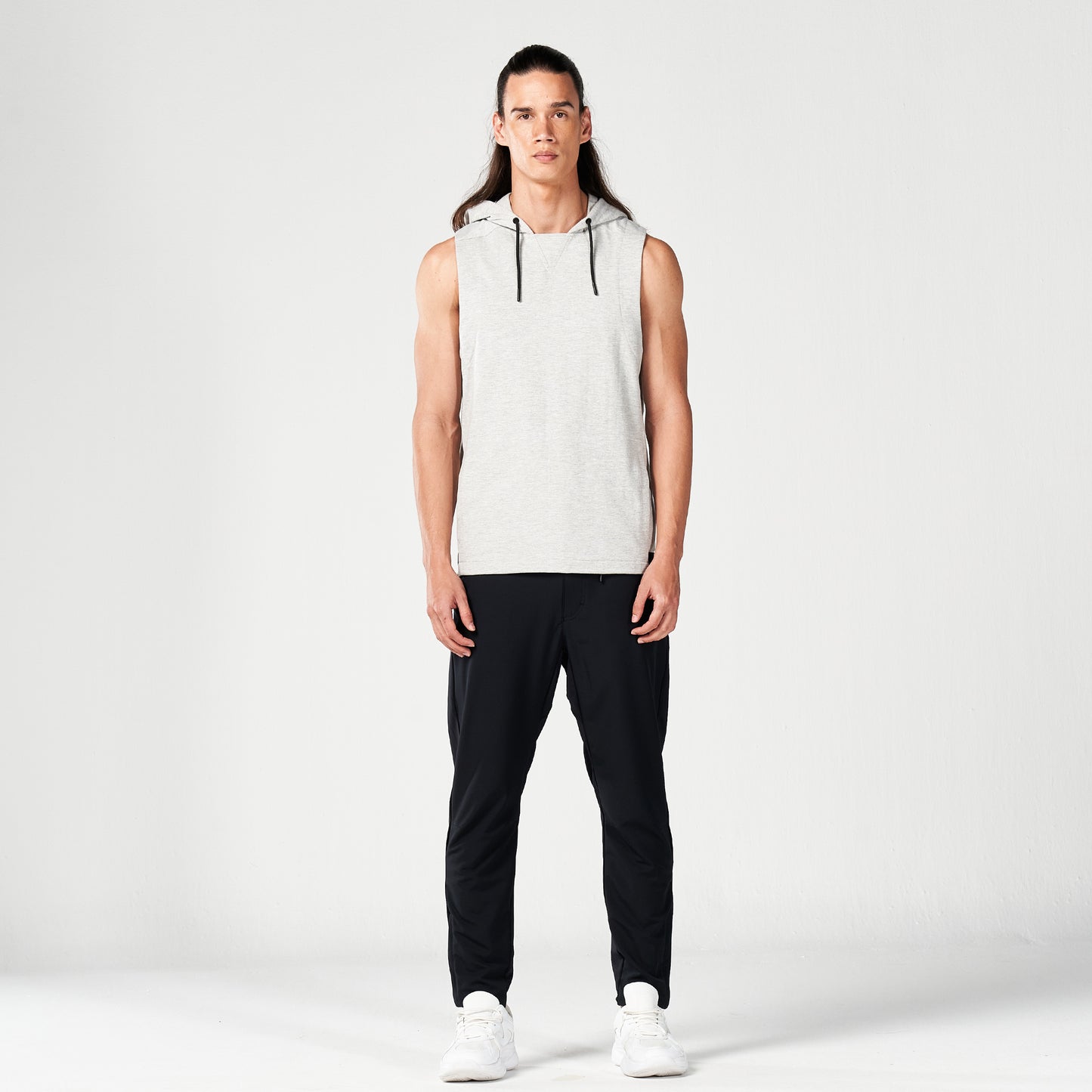 squatwolf-gym-wear-code-hooded-tank-grey-marl-workout-tank-tops-for-men
