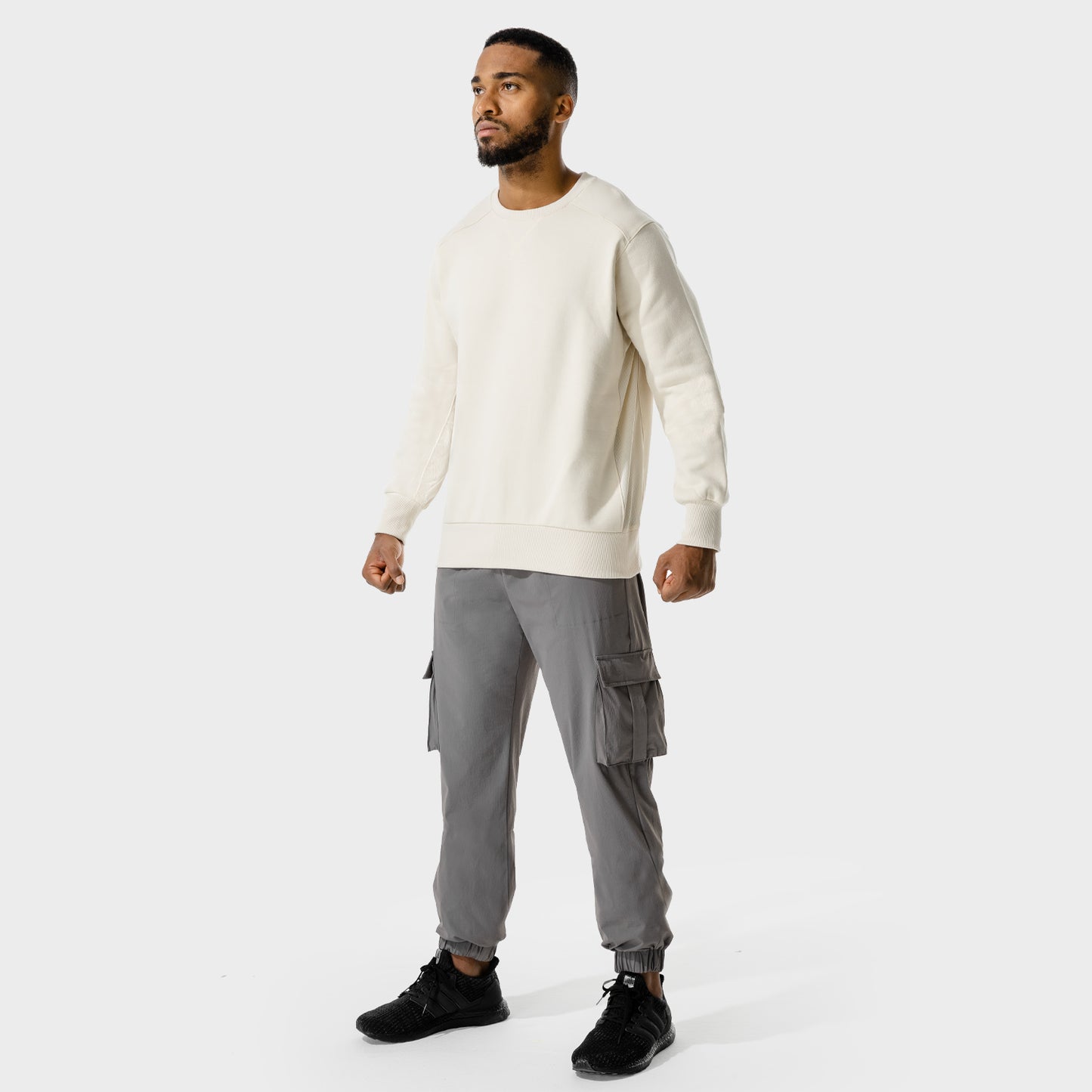 squatwolf-workout-sweatshirts-code-urban-sweatshirt-ecru-marl-gym-clothes-for-men