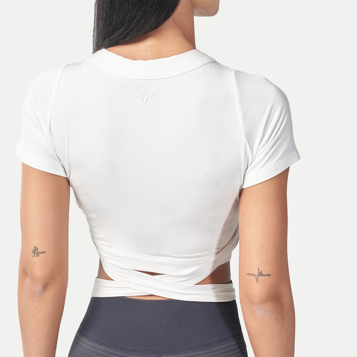 squatwolf-workout-clothes-infinity-ballerina-top-blanc-de-blanc-gym-t-shirts-for-women