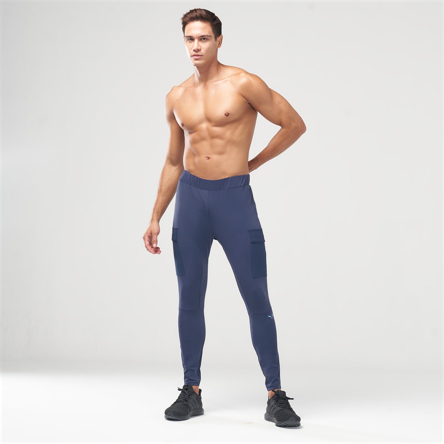 squatwolf-gym-wear-code-cargo-running-tights-blue-workout-tights-for-men