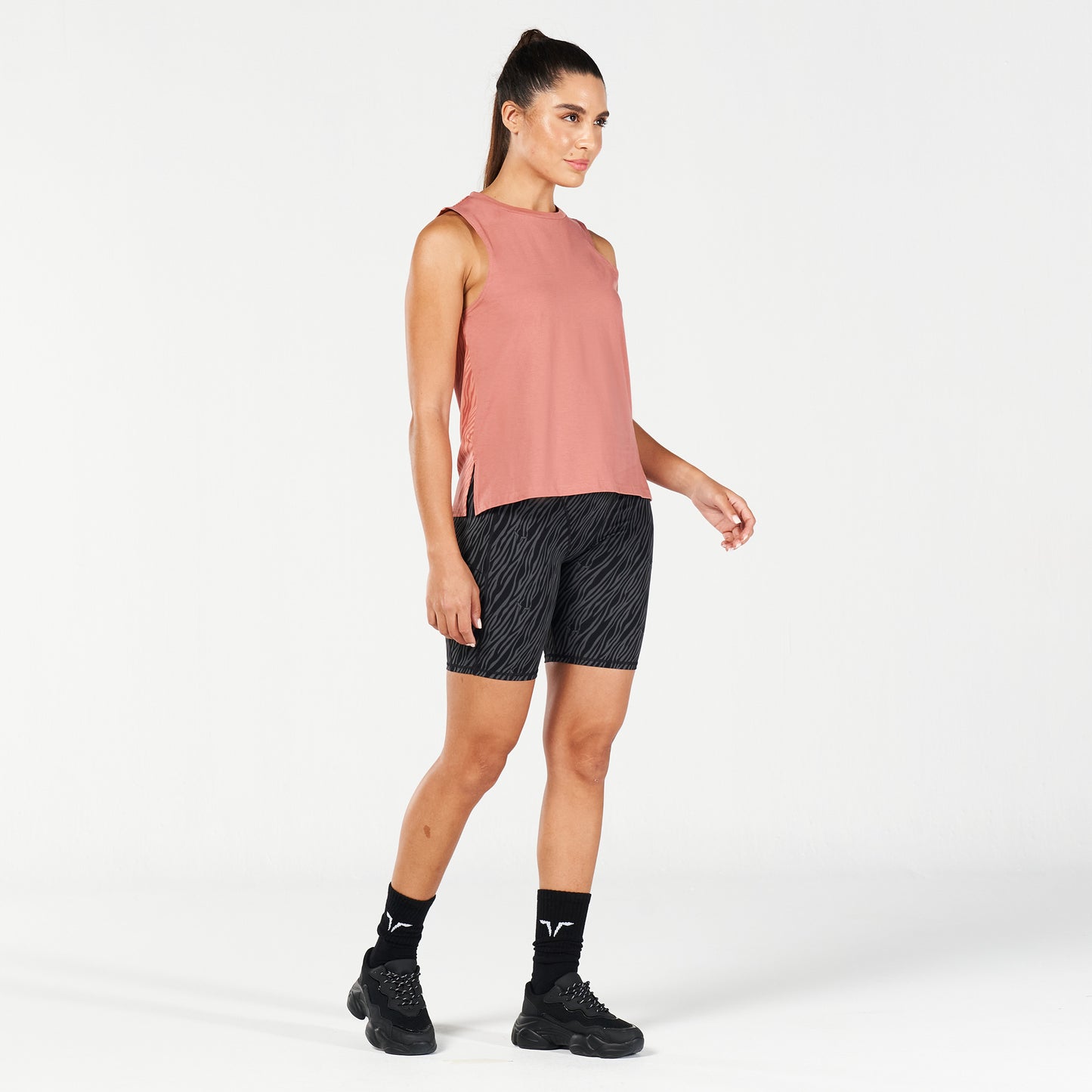 squatwolf-workout-clothes-core-wild-print-back-tank-light-mahogany-gym-tank-tops-for-women