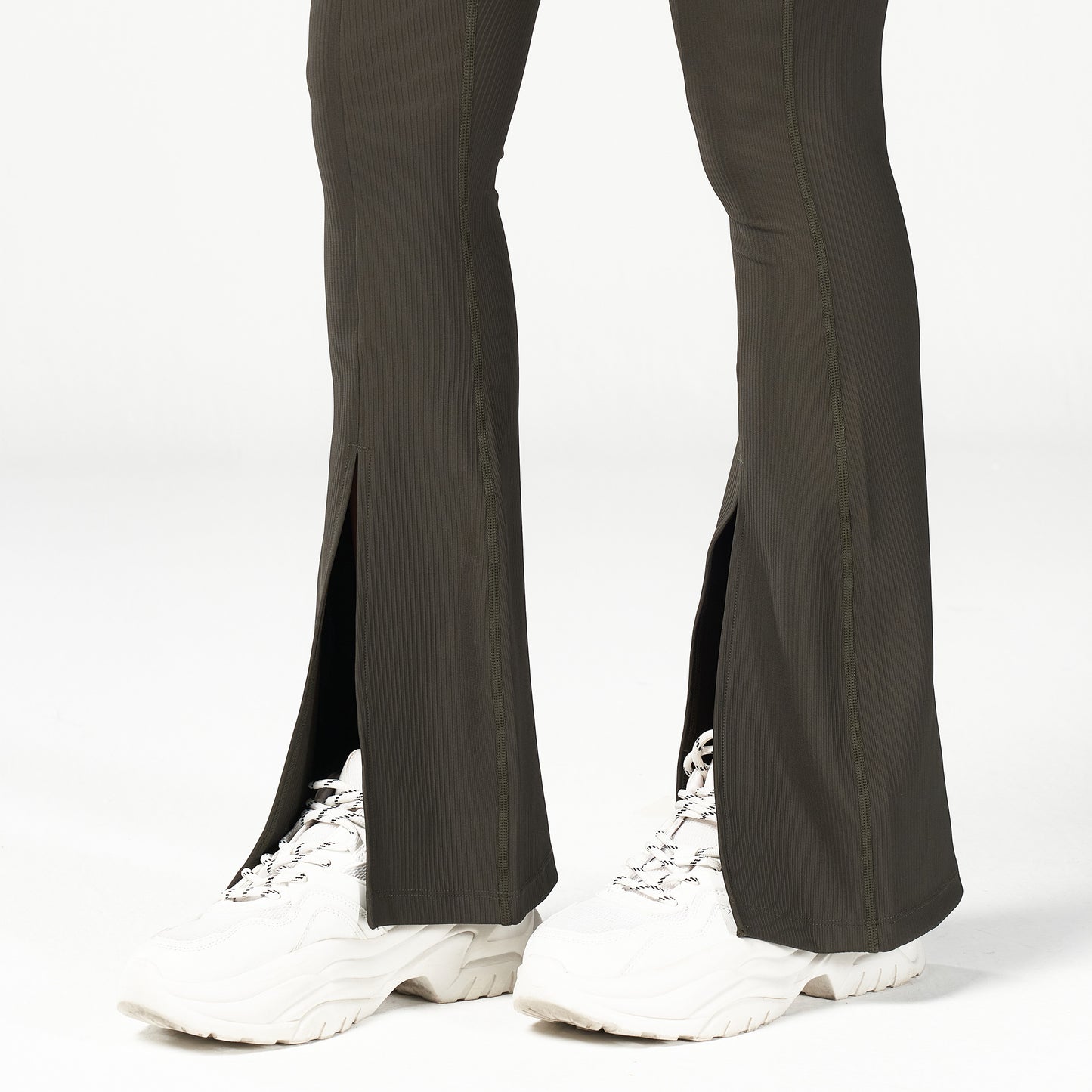 squatwolf-workout-clothes-code-flare-it-up-trousers-khaki-gym-pants-for-women
