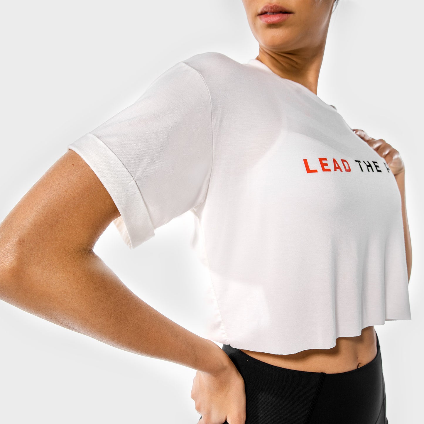 squatwolf-gym-t-shirts-for-women-the-pack-tee-white-workout-clothes