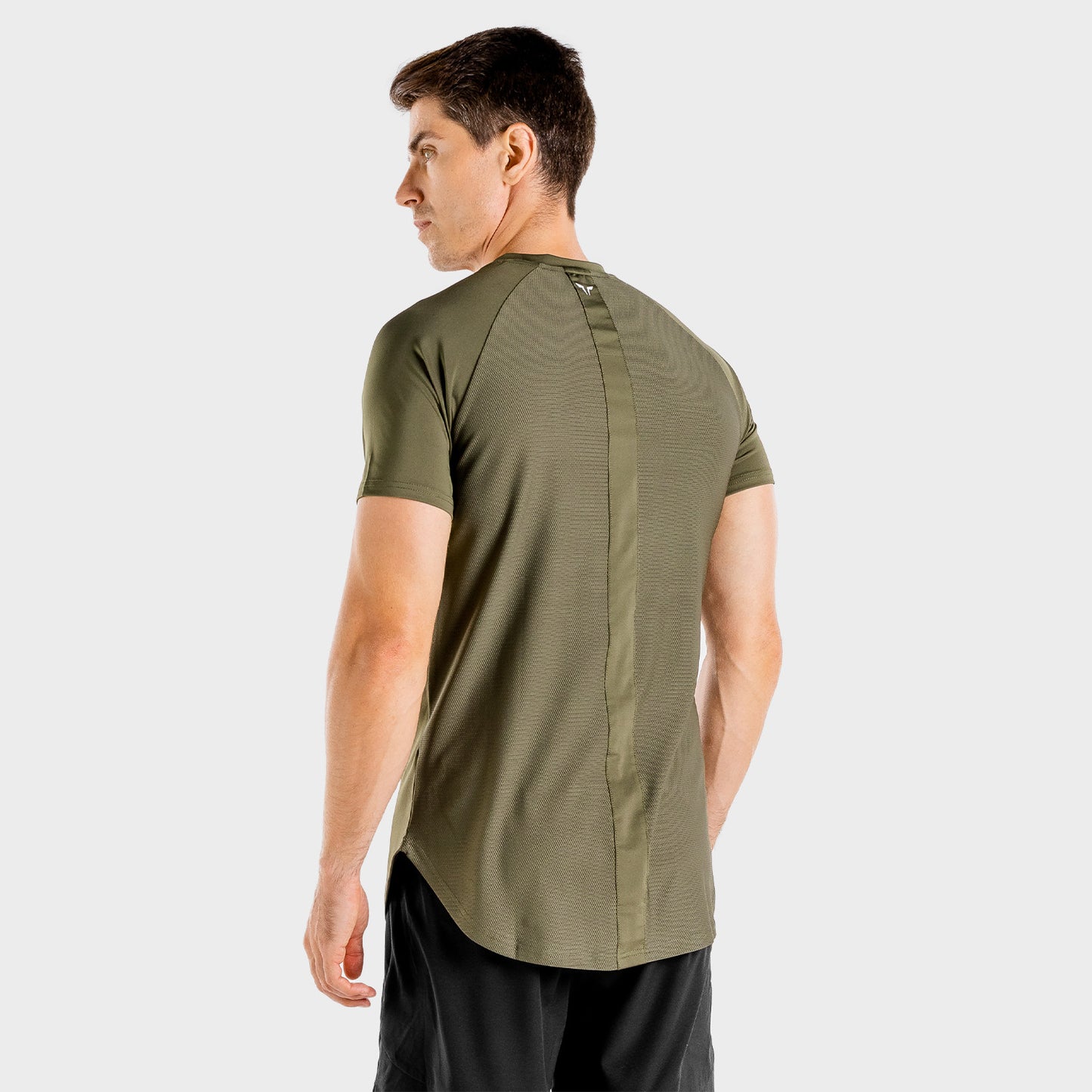 squatwolf-gym-wear-limitless-razor-tee-khaki-workout-shirts-for-men