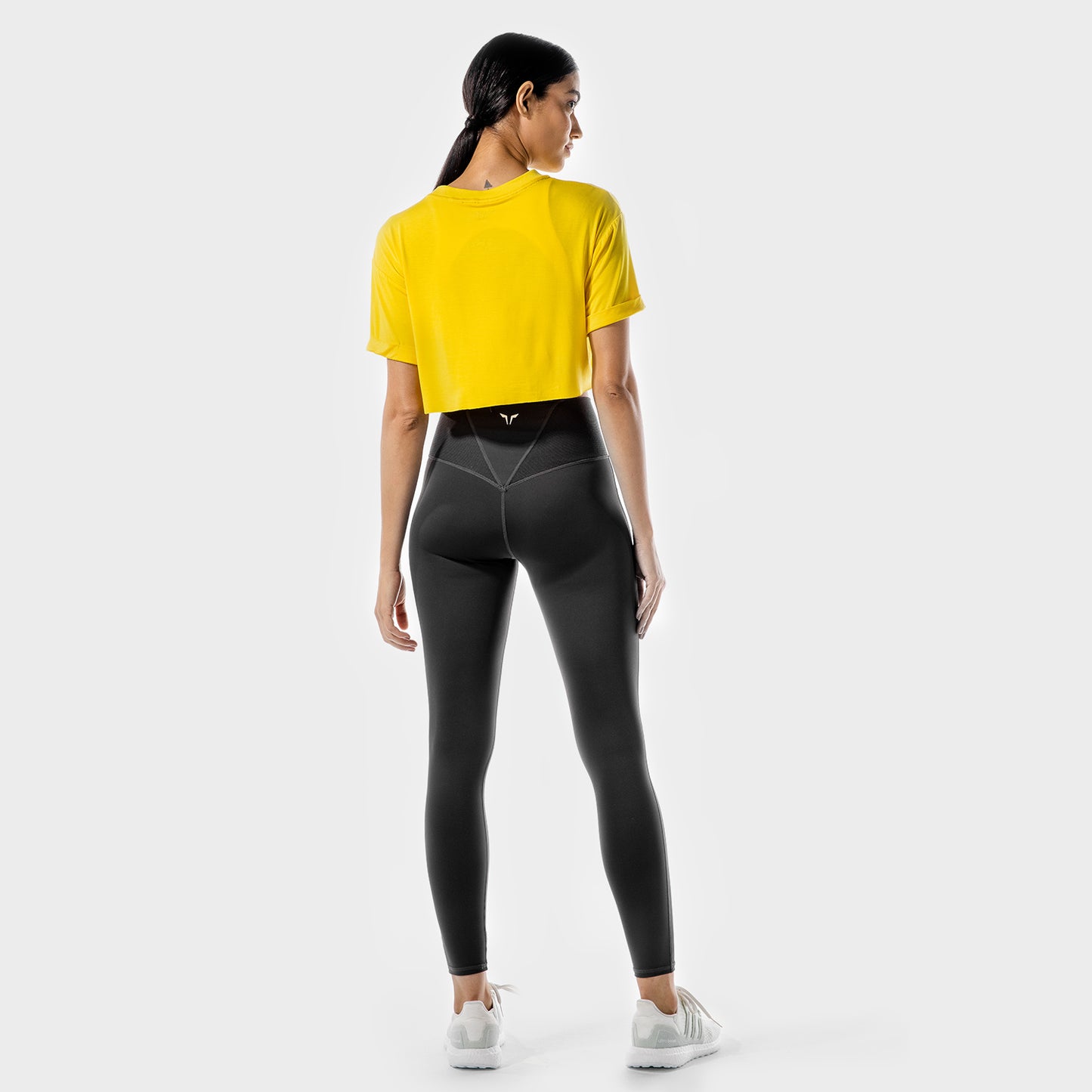 squatwolf-gym-t-shirts-for-women-iconic-crop-tee-yellow-workout-clothes