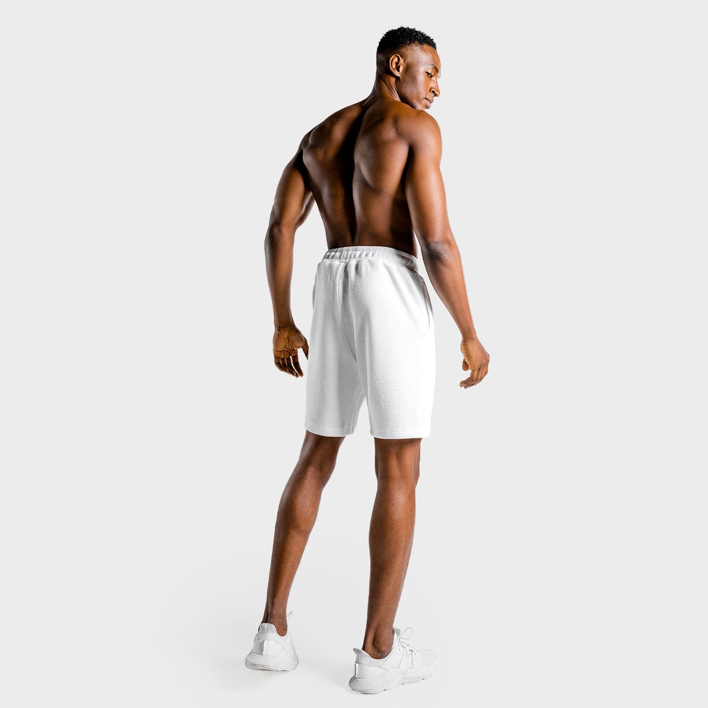 squatwolf-workout-short-for-men-luxe-shorts-white-gym-wear