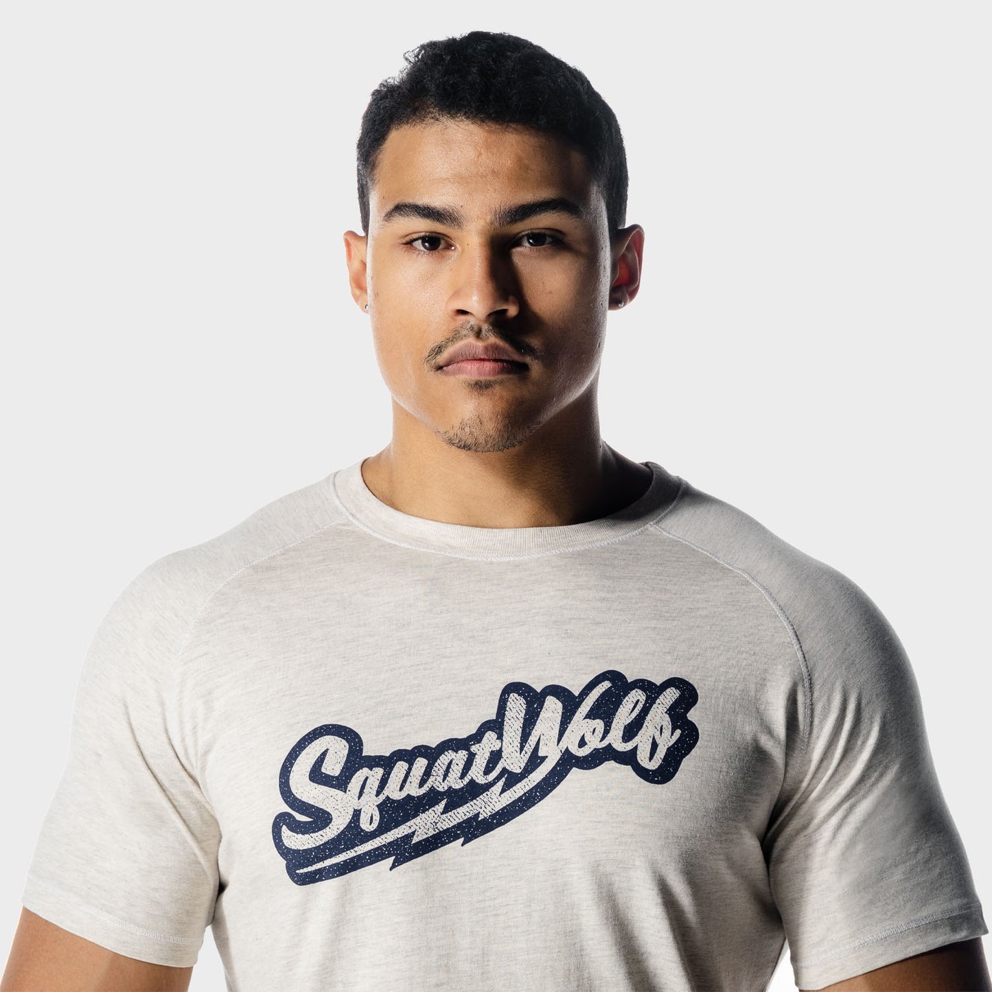 squatwolf-gym-t-shirts-golden-era-one-up-t-shirt-ecru-marl-workout-clothes-for-men