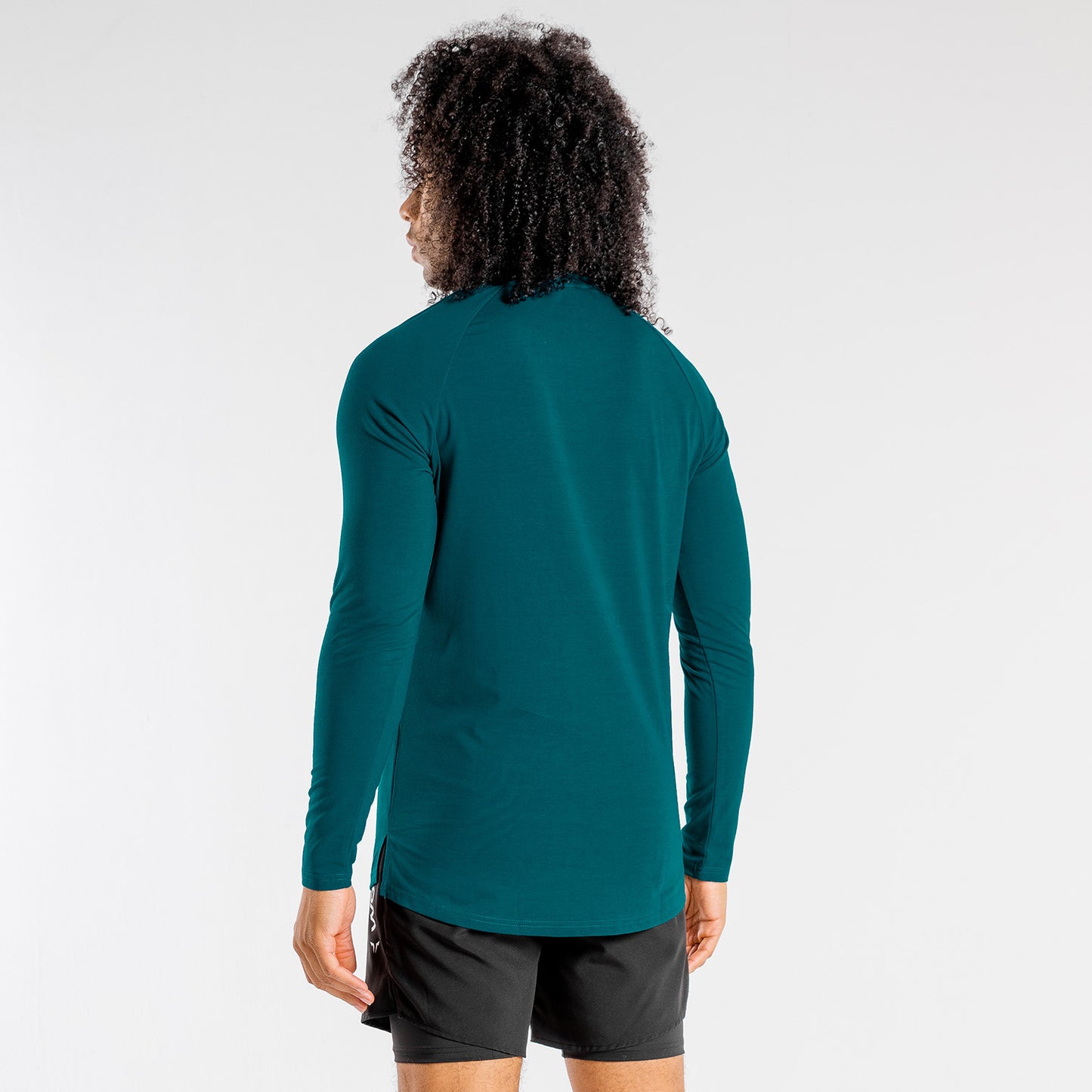squatwolf-workout-shirts-for-men-primal-long-sleeve-tee-teal-gym-wear