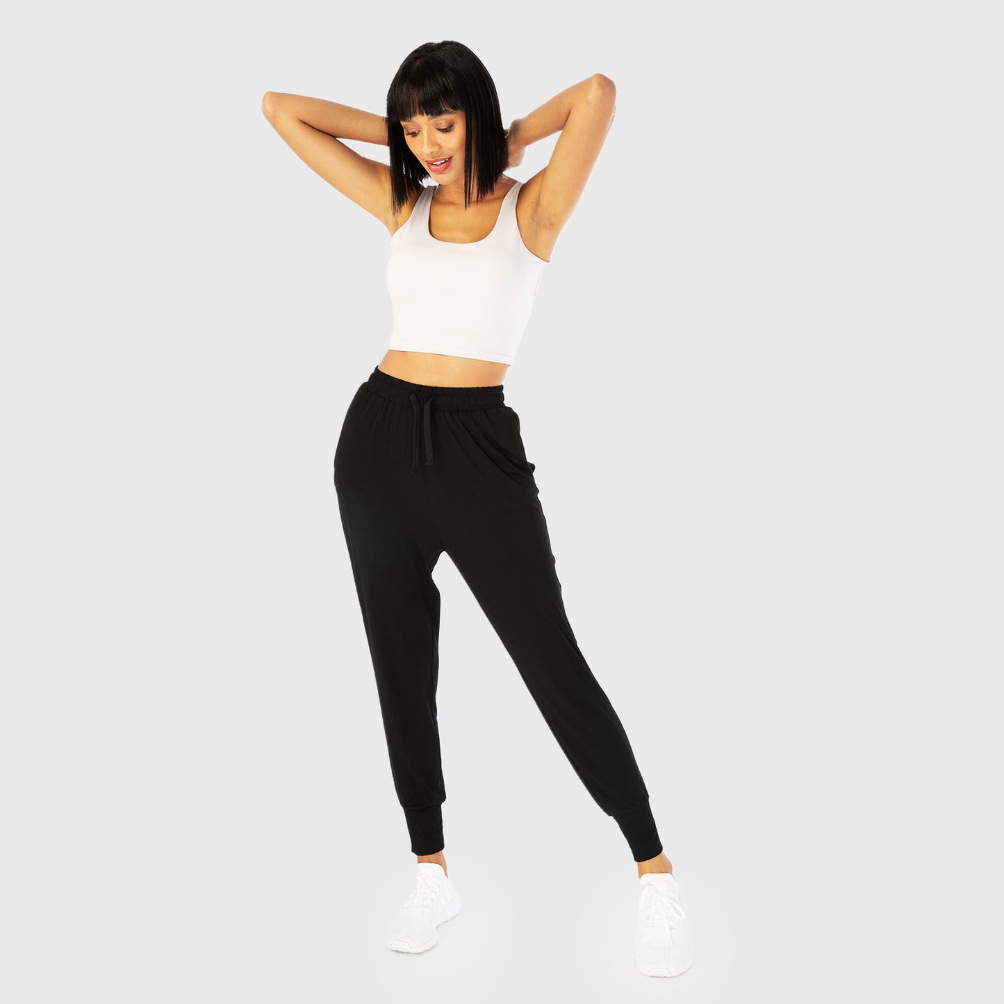 squatwolf-workout-clothes-infinity-studio-joggers-black-gym-pants-for-women