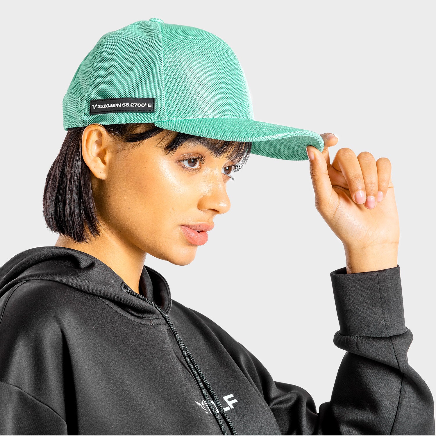 squatwolf-workout-cap-for-men-primal-baseball-cap-turquoise-gym-wear