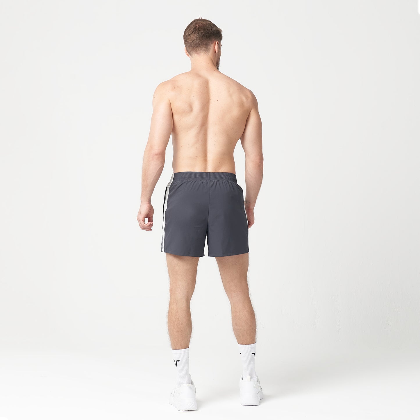 squatwolf-gym-wear-lab360-5-inch-superstretch shorts-grey-workout-short-for-men