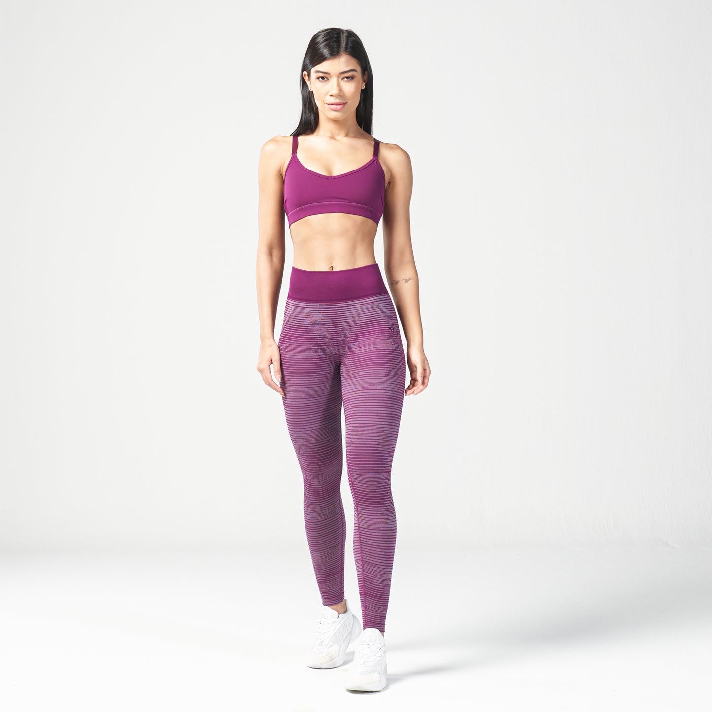 squatwolf-workout-clothes-infinity-stripe-seamless-leggings-dark-purple-leggings-for-women