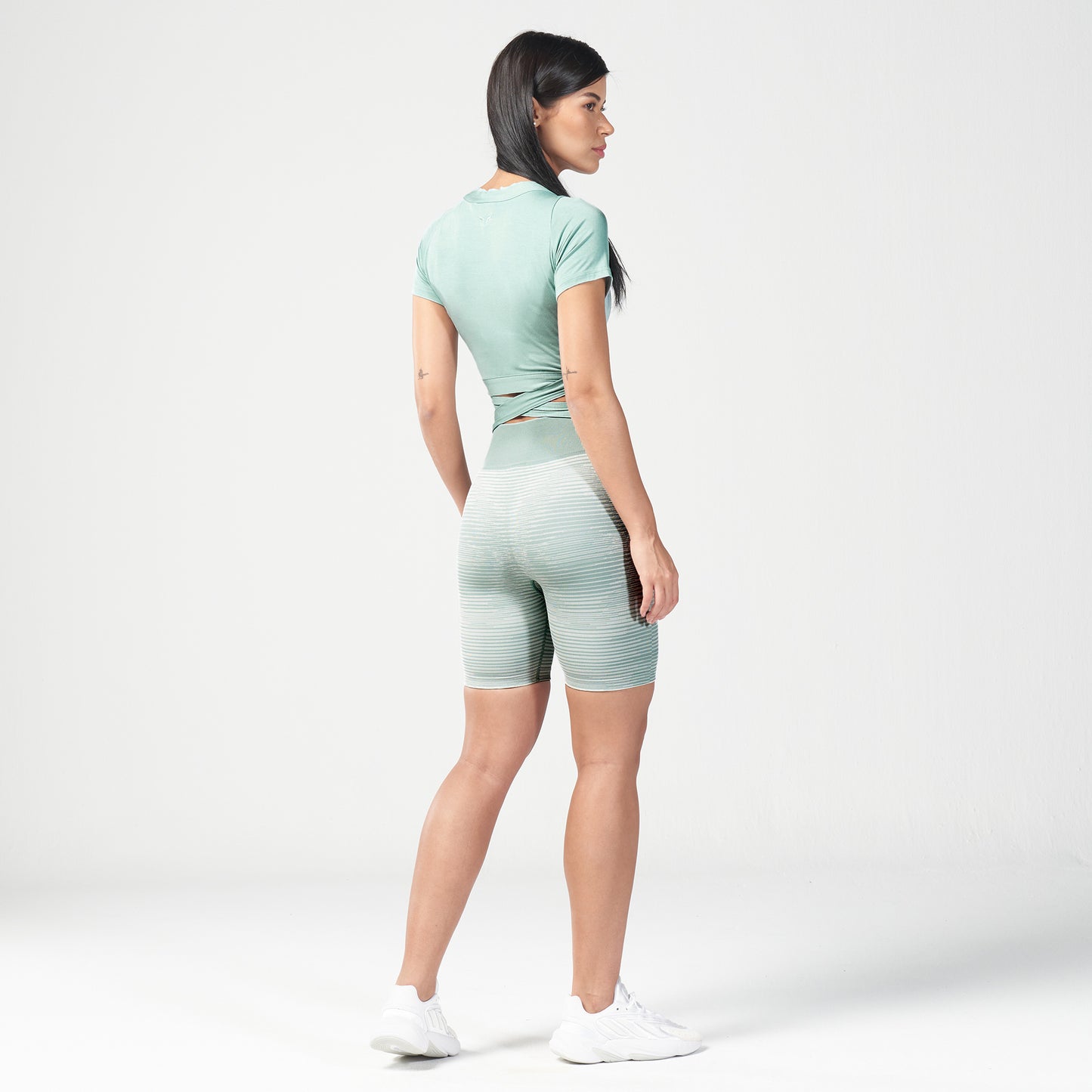 squatwolf-workout-clothes-infinity-ballerina-top-green-surf-gym-t-shirts-for-women