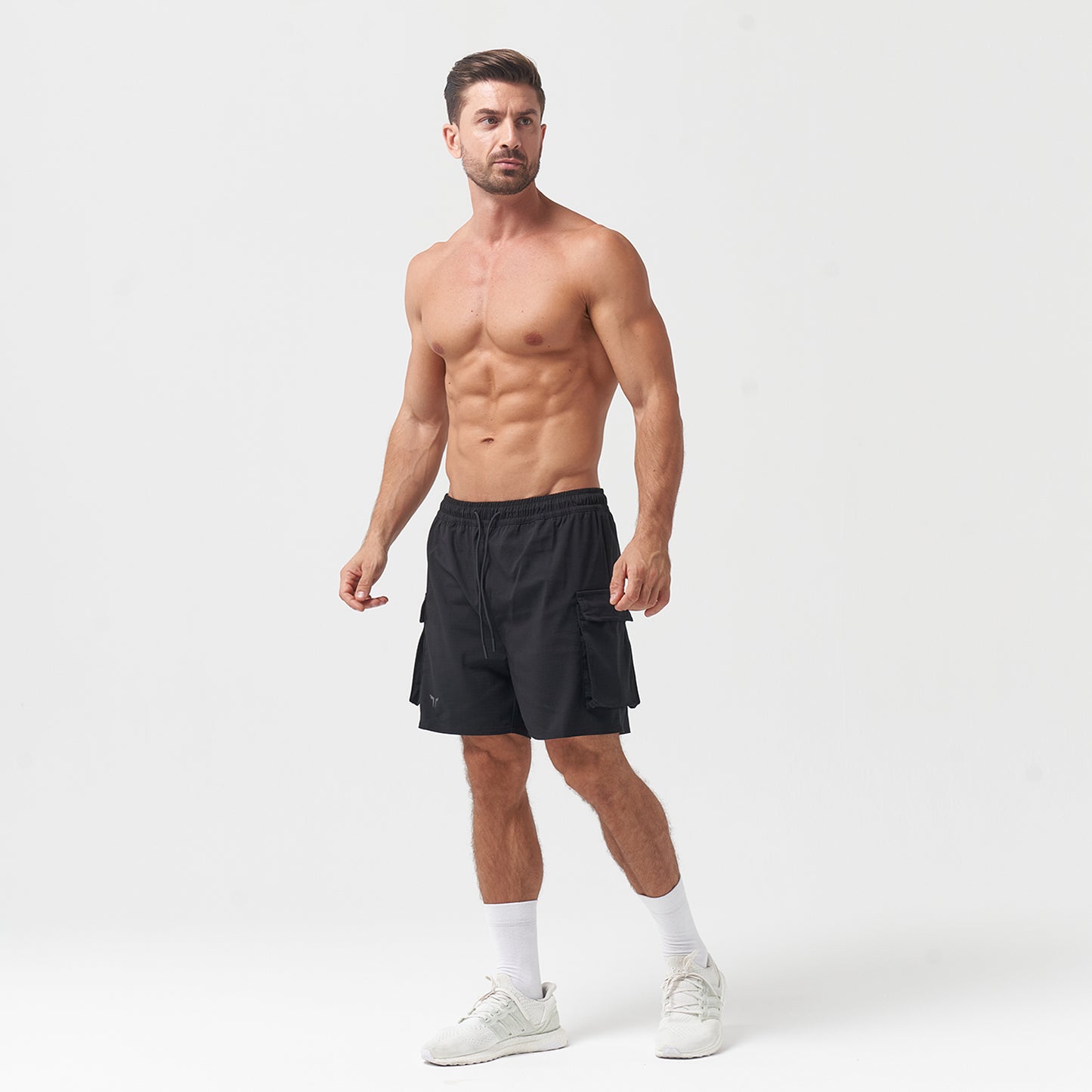 squatwolf-gym-wear-code-2-in-1-cargo-shorts-black-workout-shorts-for-men