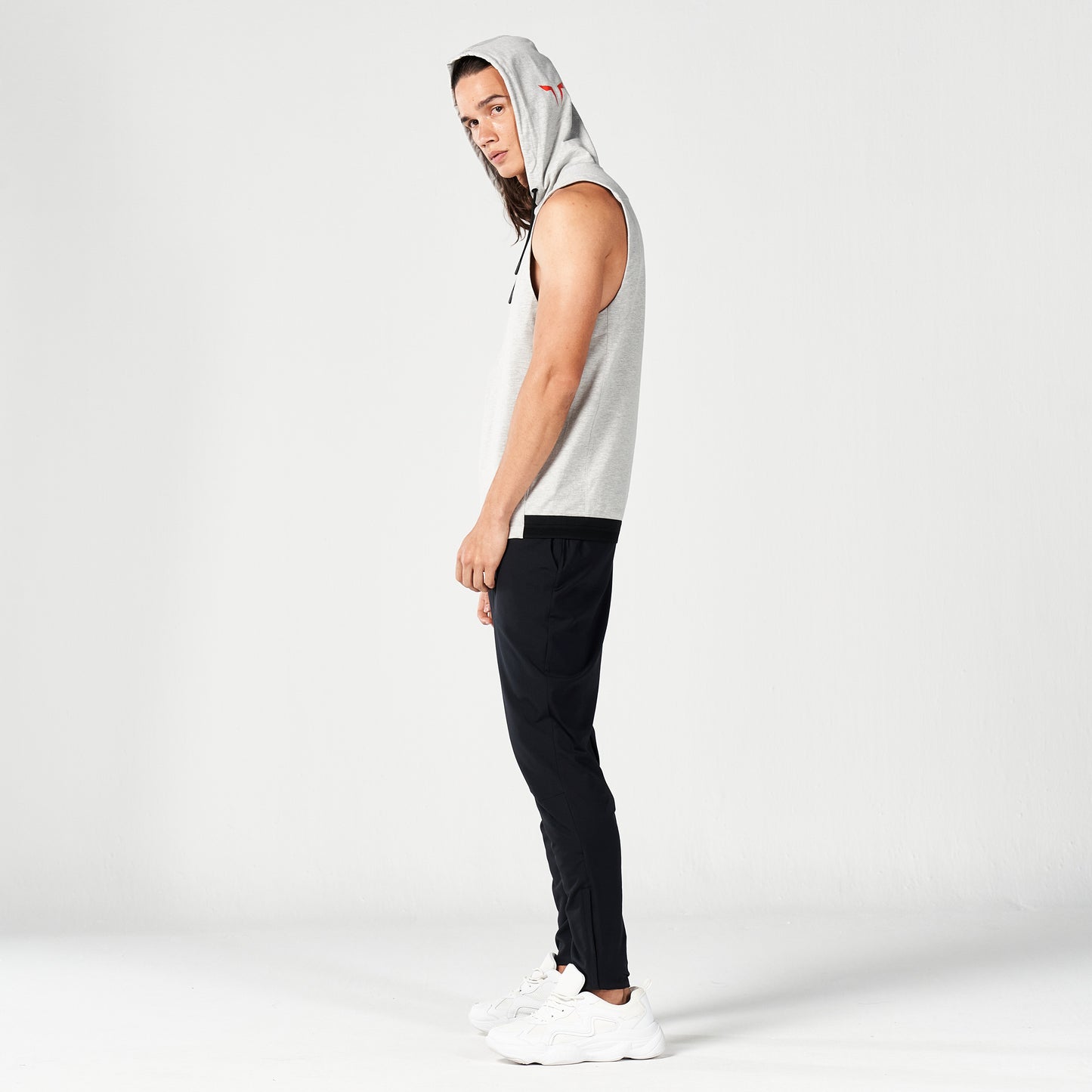 squatwolf-gym-wear-code-hooded-tank-grey-marl-workout-tank-tops-for-men