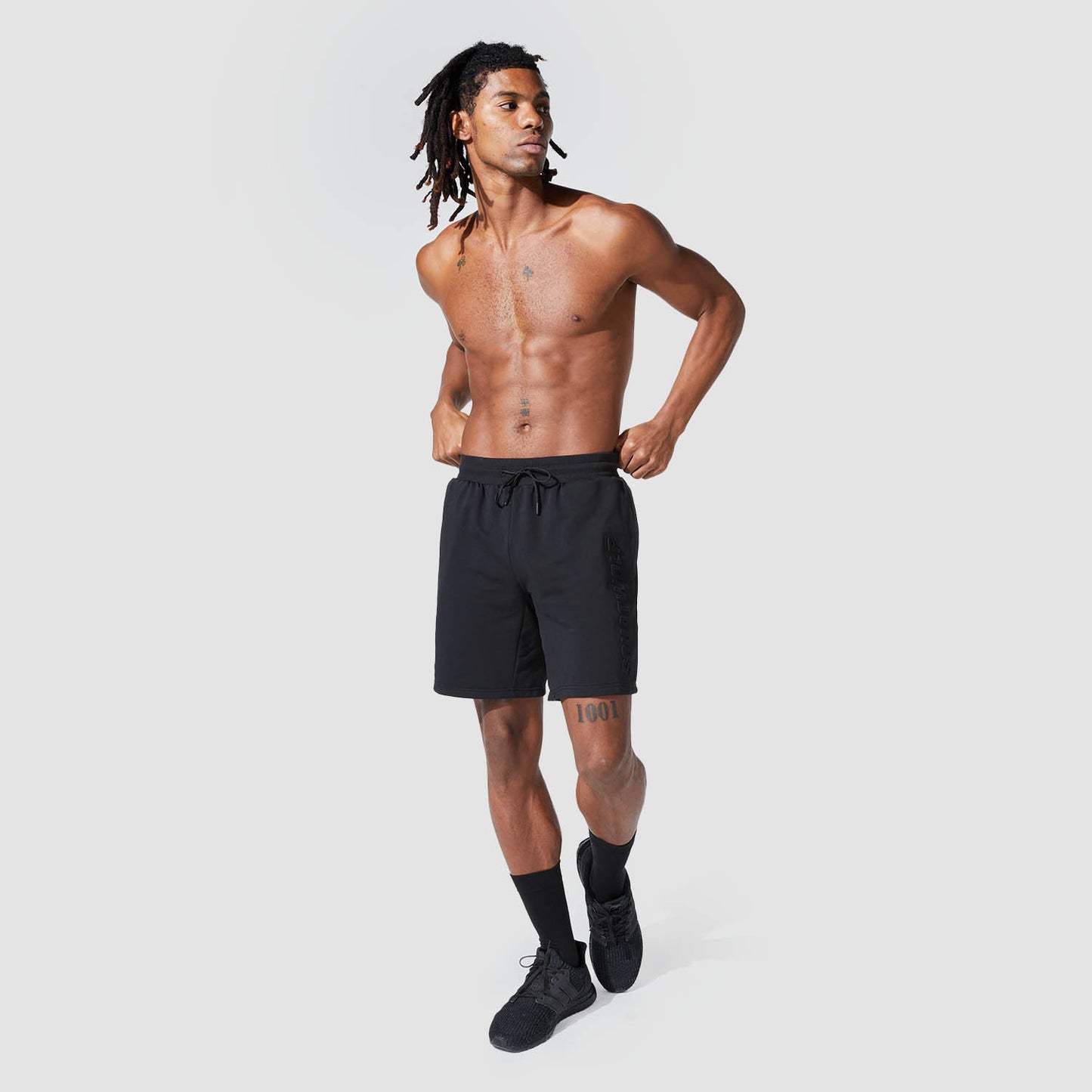 squatwolf-gym-wear-graphic-wordmark-jogger-shorts-black-workout-shorts-for-men