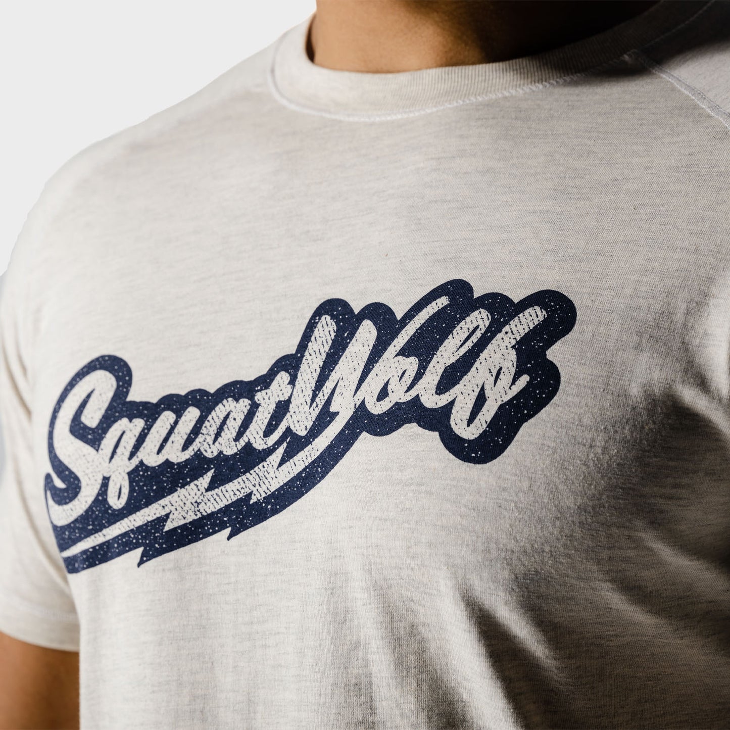 squatwolf-gym-t-shirts-golden-era-one-up-t-shirt-ecru-marl-workout-clothes-for-men