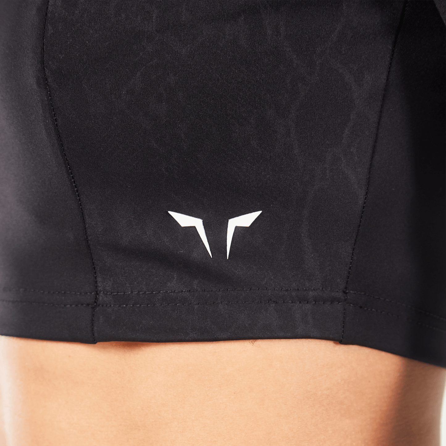 squatwolf-workout-clothes-qtr-zip-serpent-top-black-gym-t-shirts-for-women