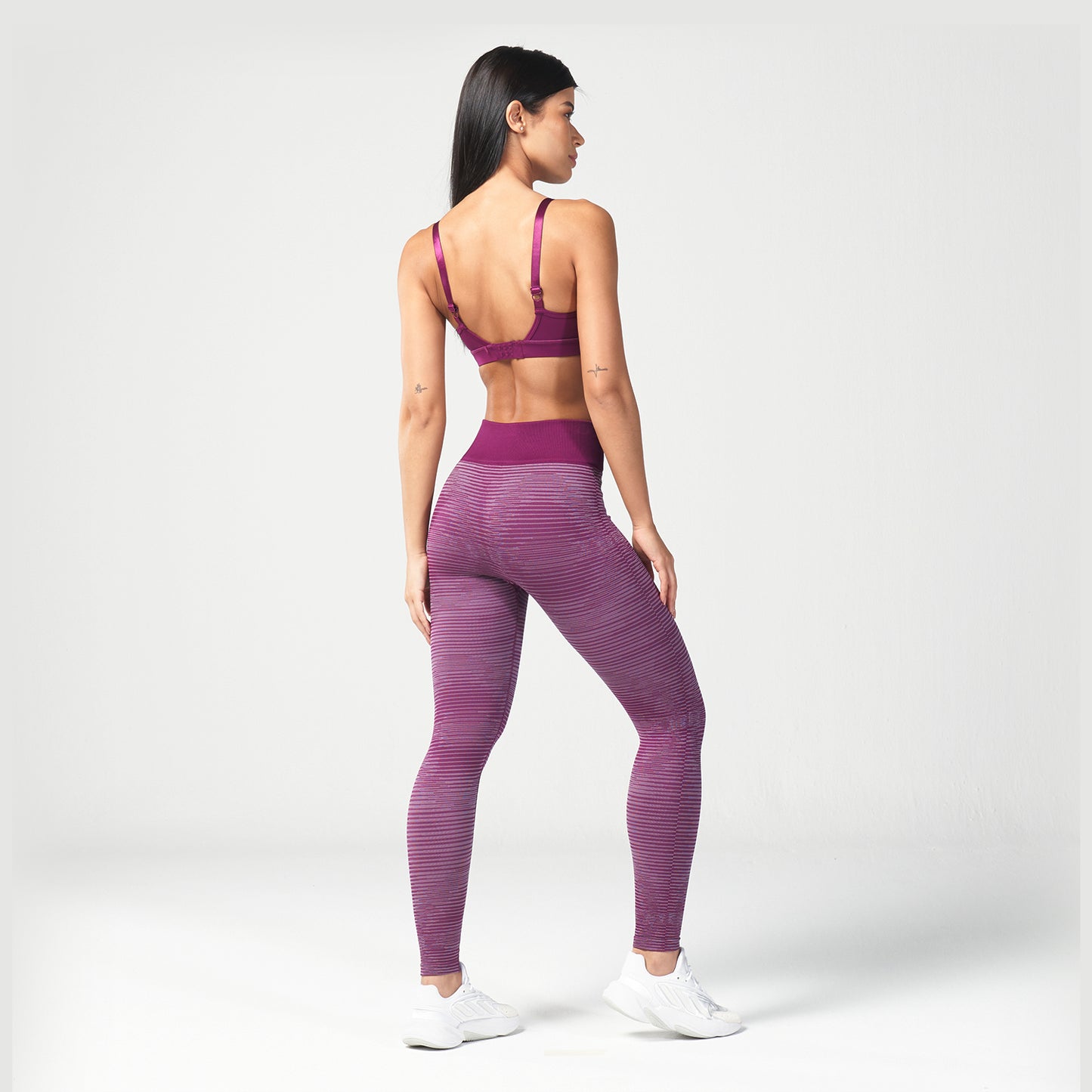 squatwolf-workout-clothes-infinity-stripe-seamless-leggings-dark-purple-leggings-for-women