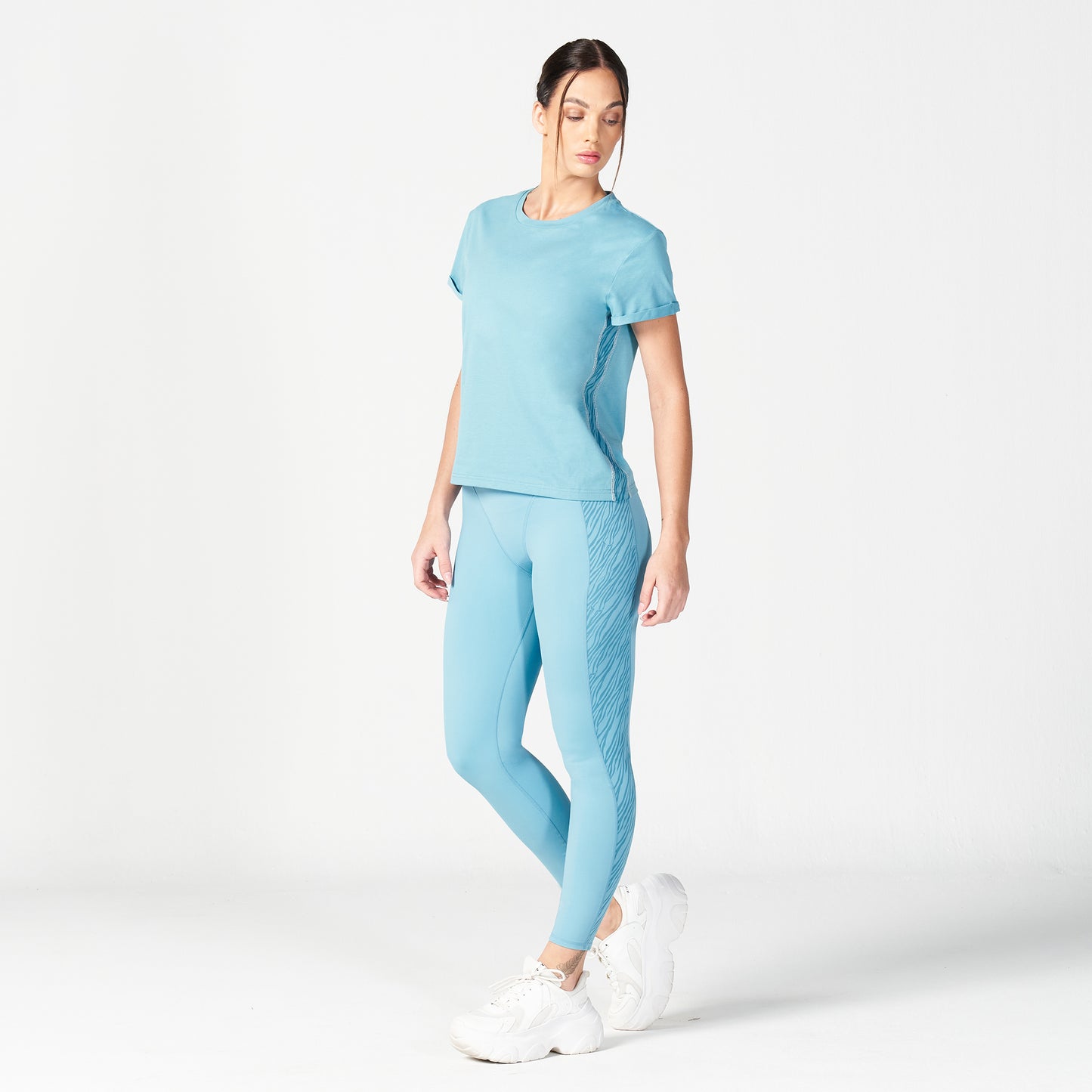 squatwolf-workout-clothes-core-wild-panel-relaxed-tee-blue-gym-t-shirts-for-women