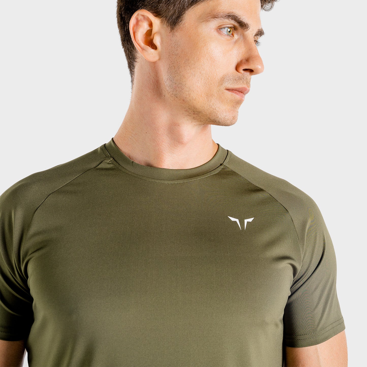 squatwolf-gym-wear-limitless-razor-tee-khaki-workout-shirts-for-men