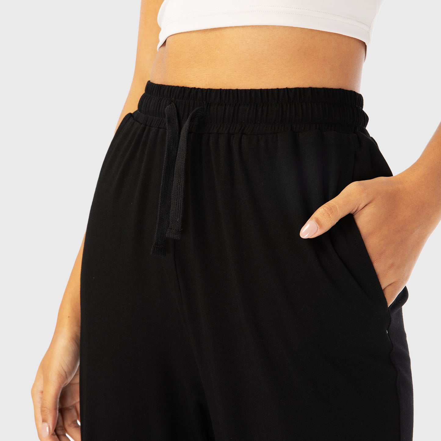 squatwolf-workout-clothes-infinity-studio-joggers-black-gym-pants-for-women