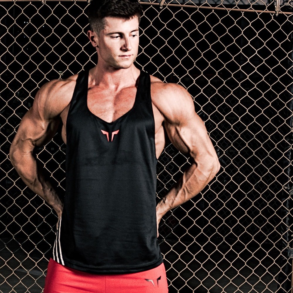 black gym stringer